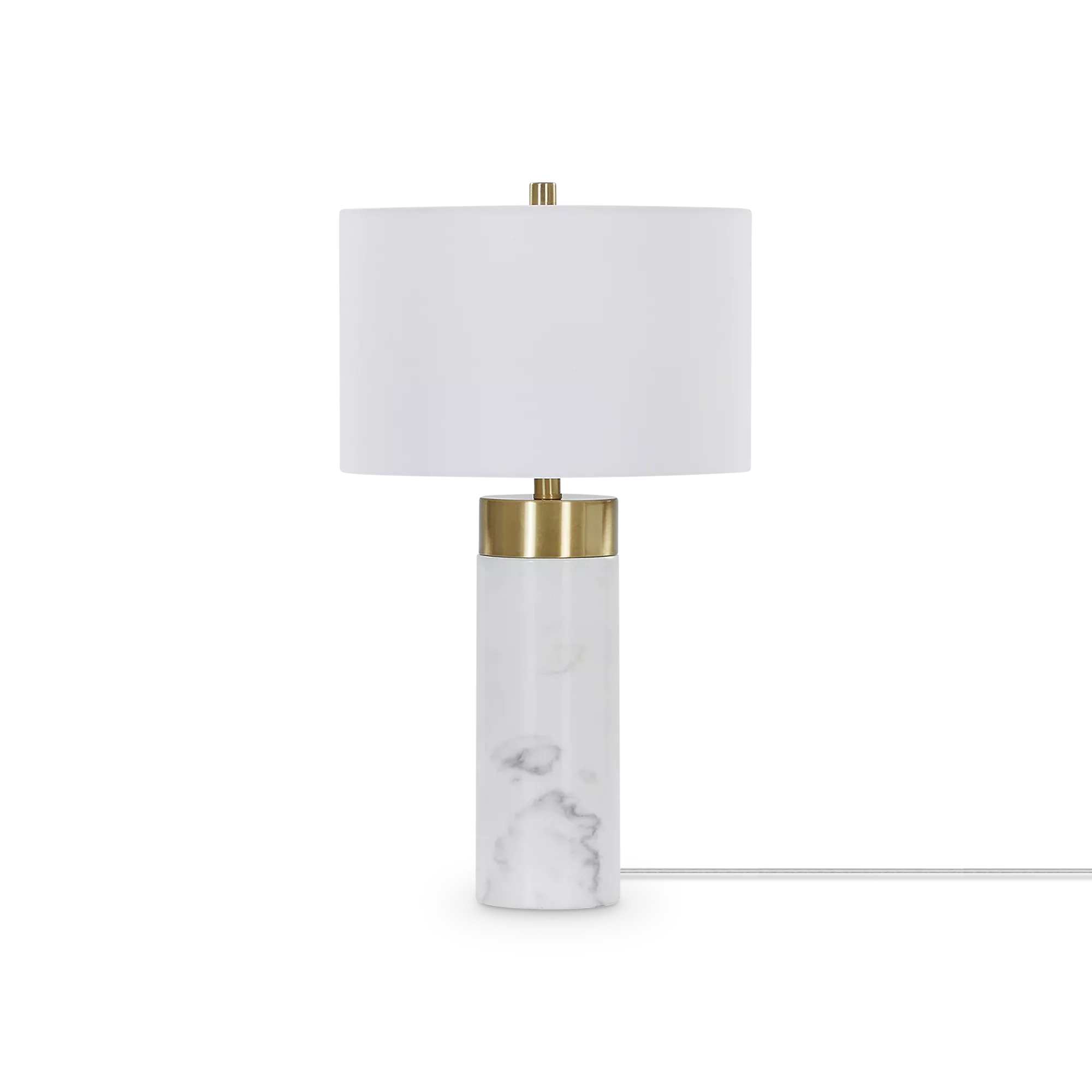 Jocelyn - White Marble Table Lamp