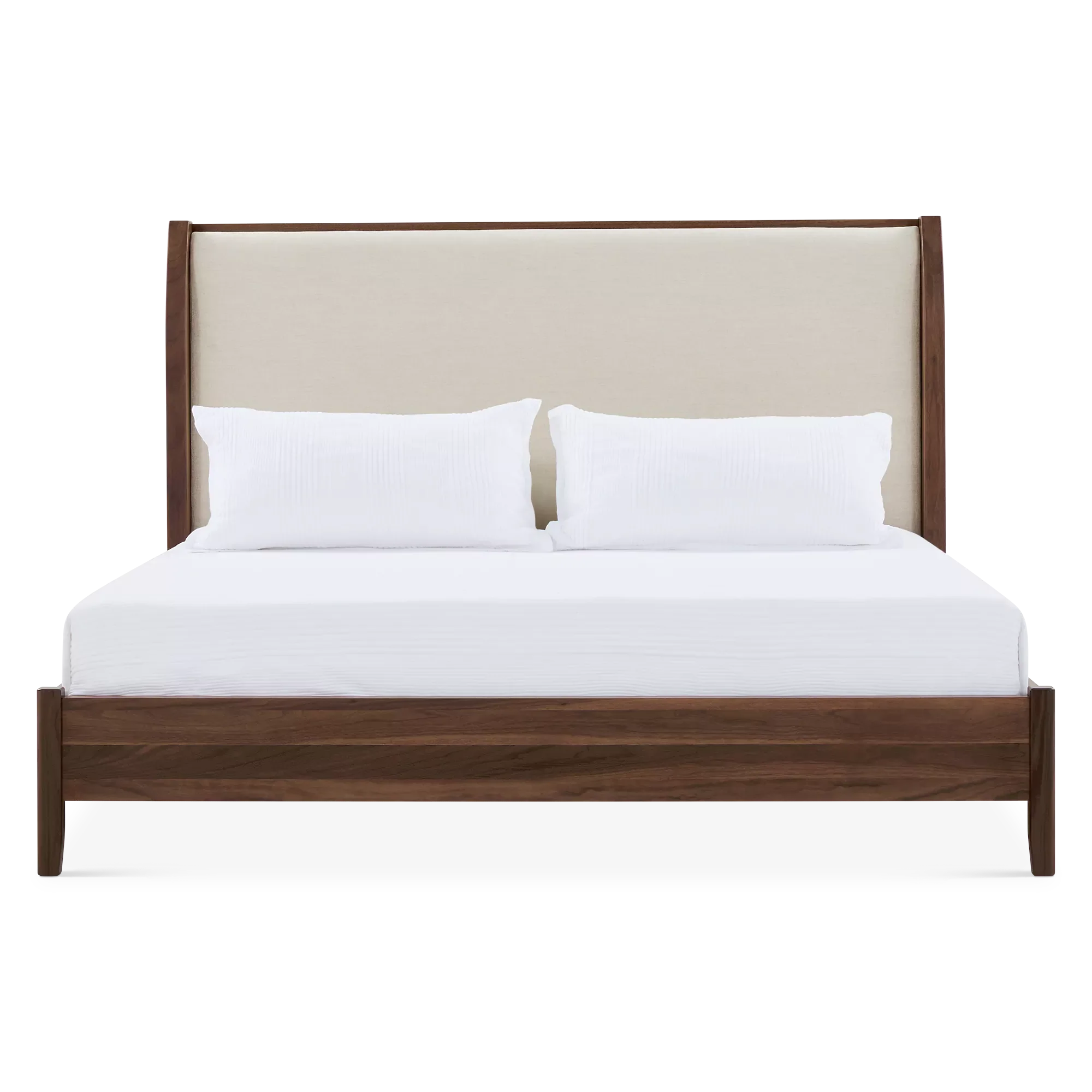 Julia - Smoked Walnut Bed by Mobican