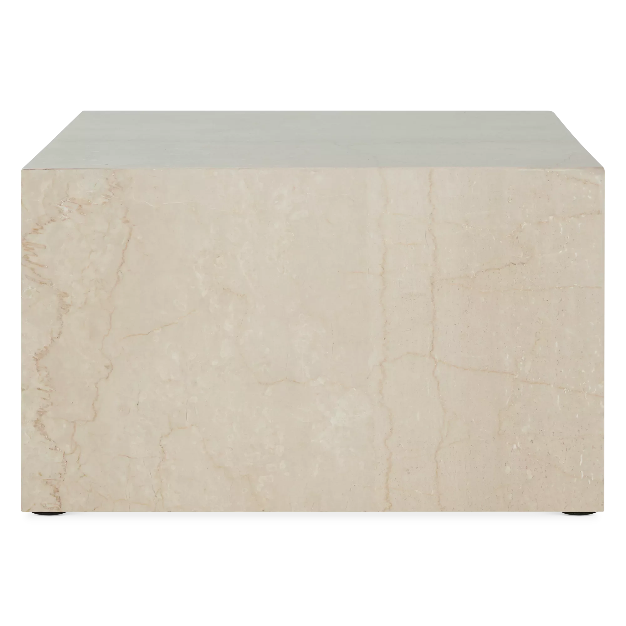 Kub - Modern Travertine-Effect Coffee Table