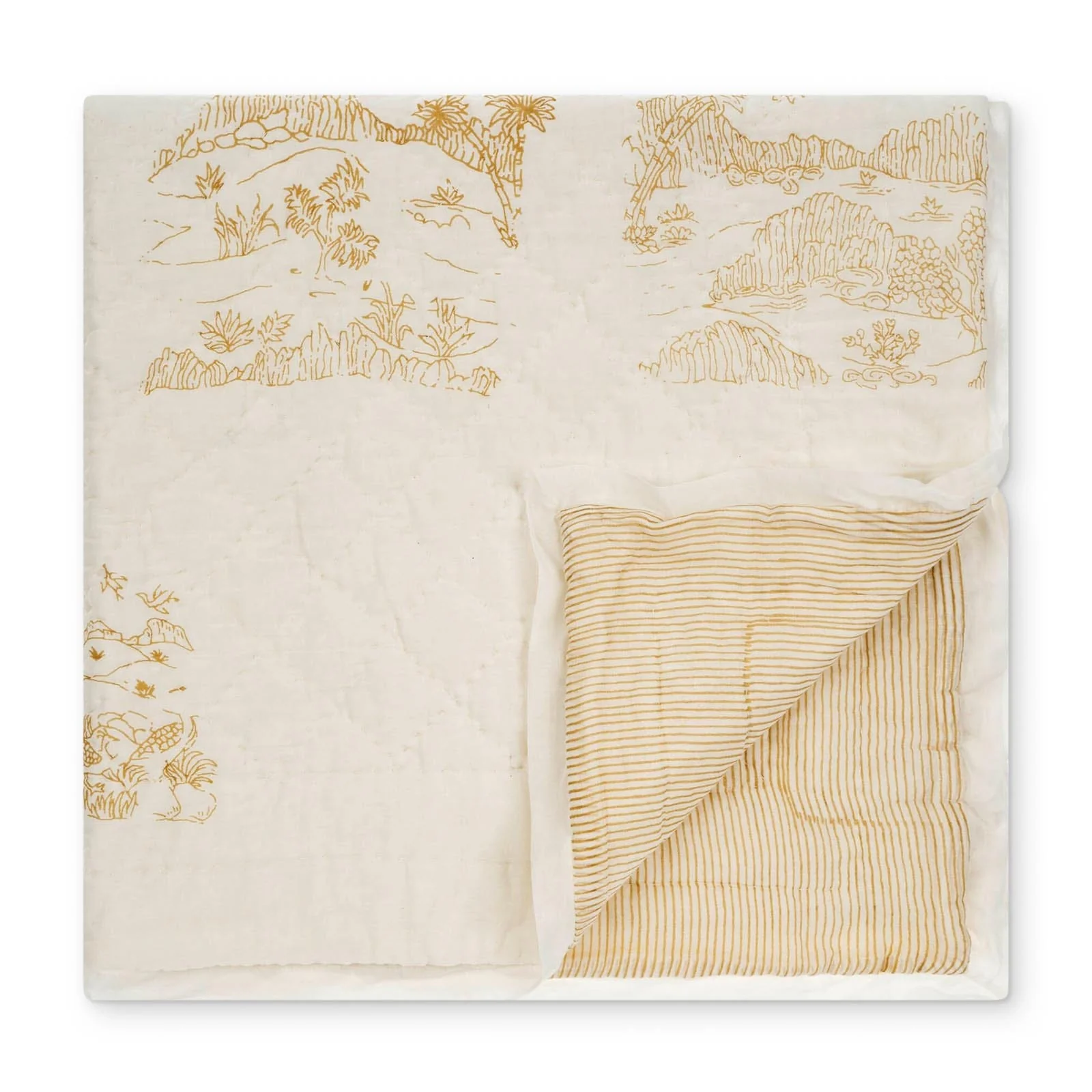 Landscape baby quilt