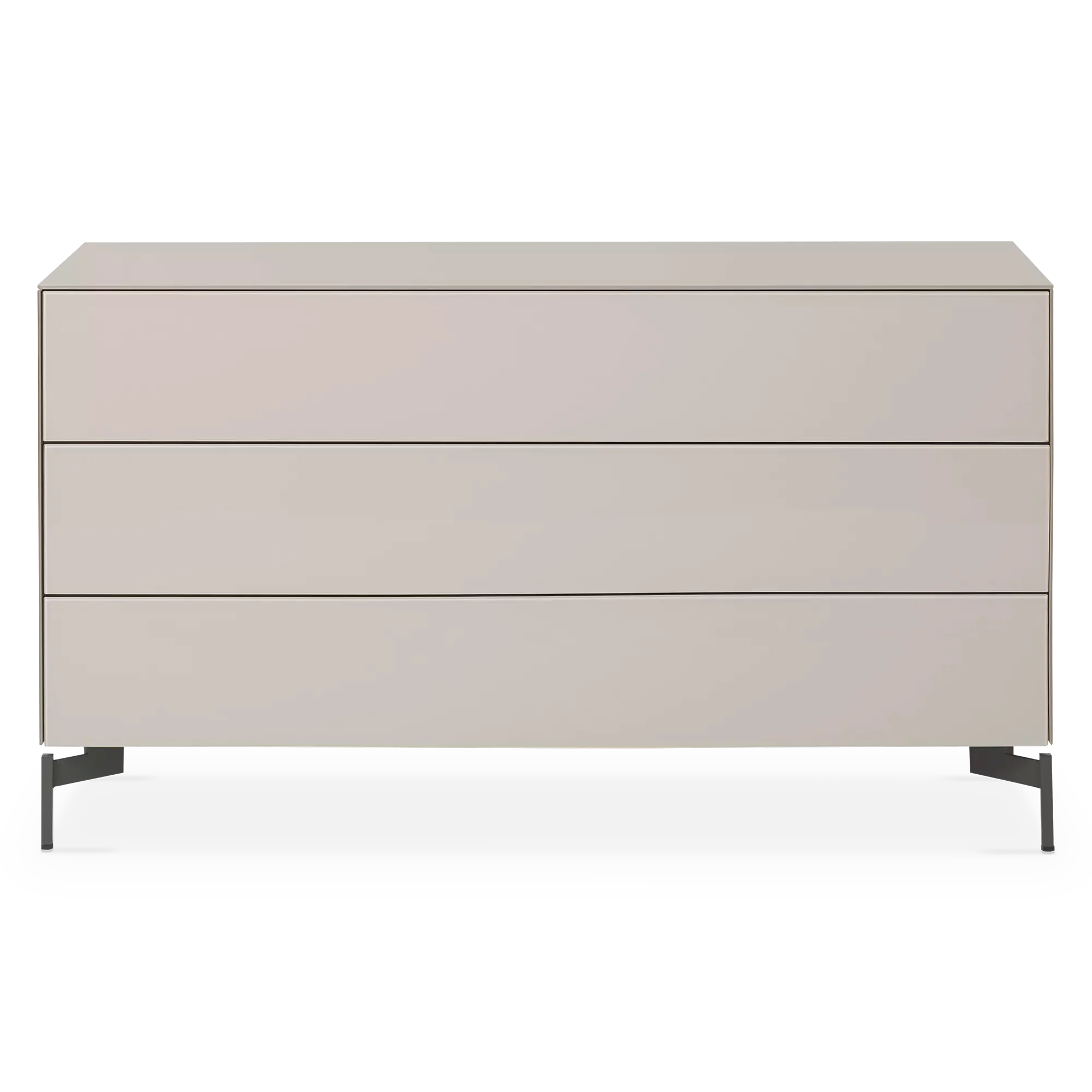 Laura - Frosted Glass 3-Drawer Dresser