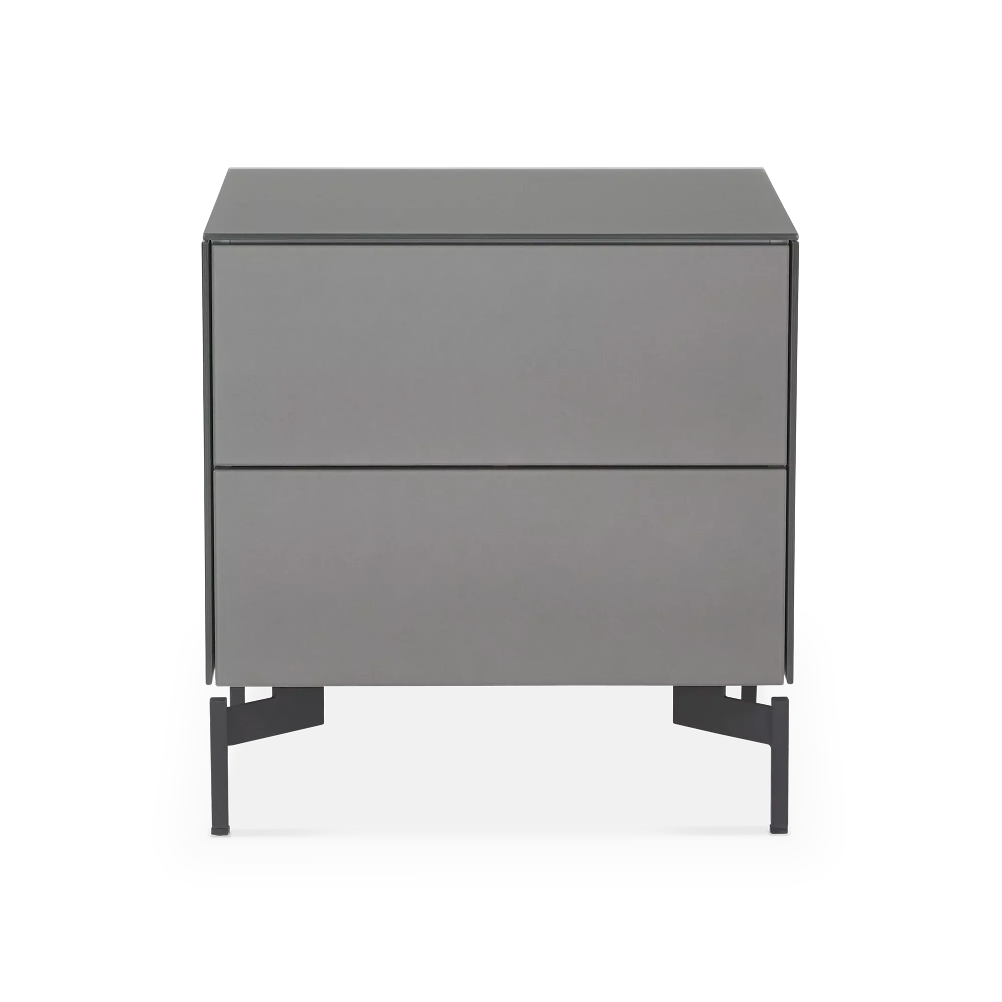 Laura - Frosted Glass Nightstand - Image 2