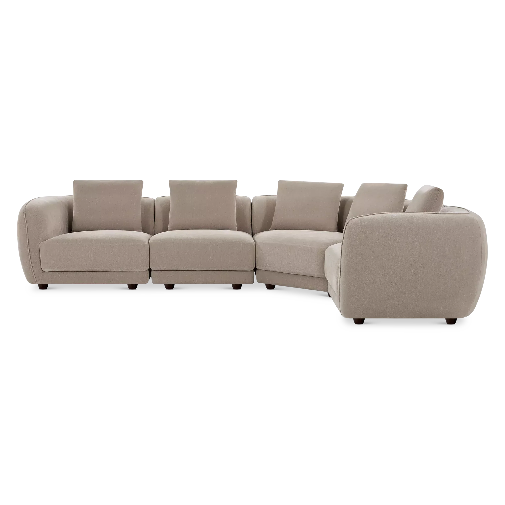 Lily - Fabric Sectional Sofa