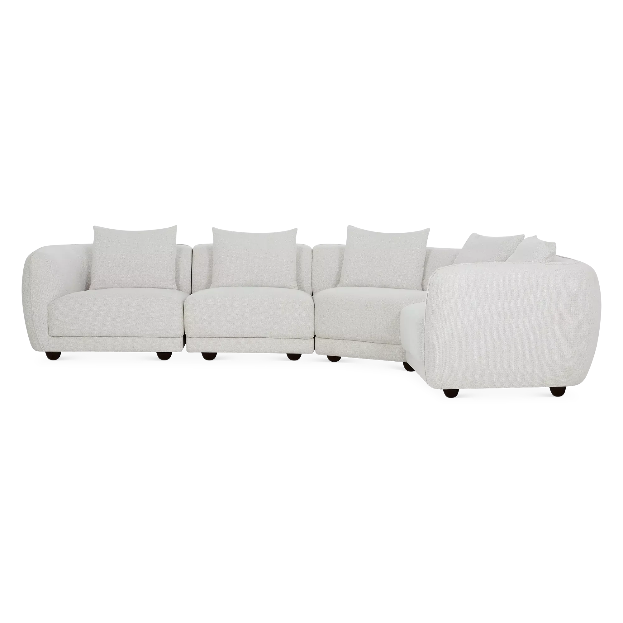 Lily - Fabric Sectional Sofa - Image 2