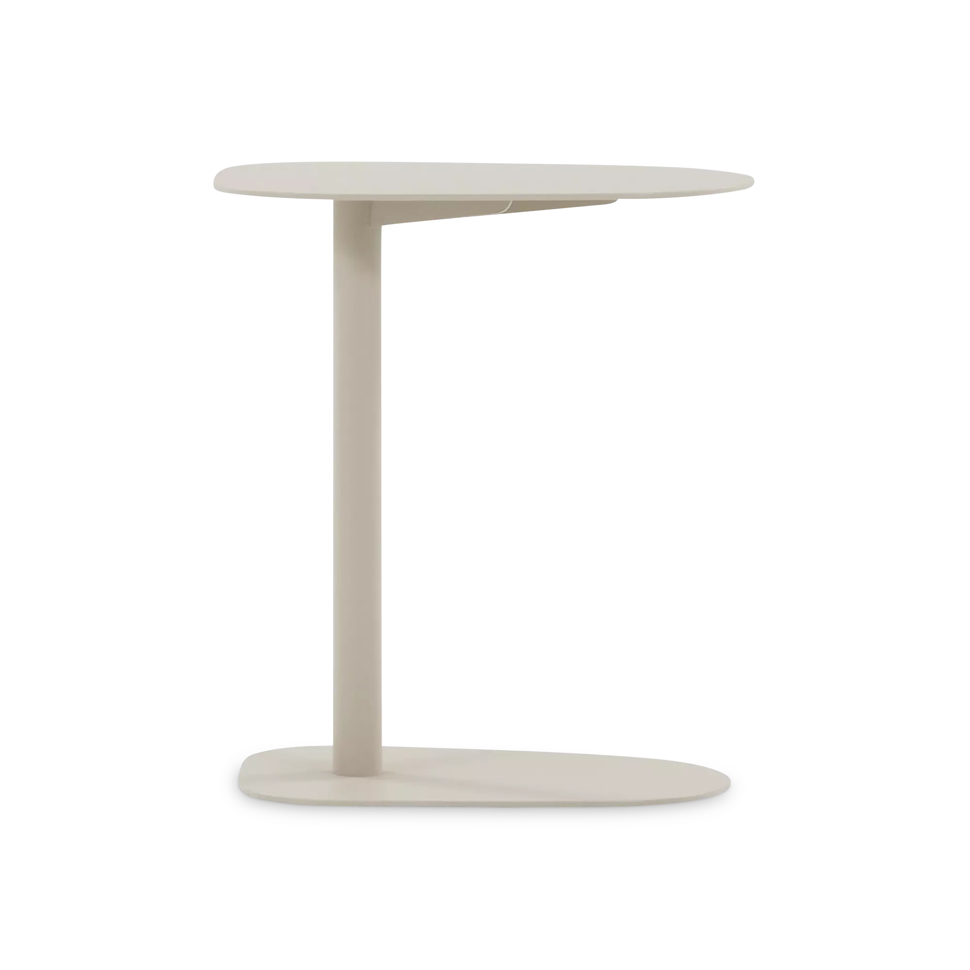 Lolly - Outdoor Oval Aluminum Side Table
