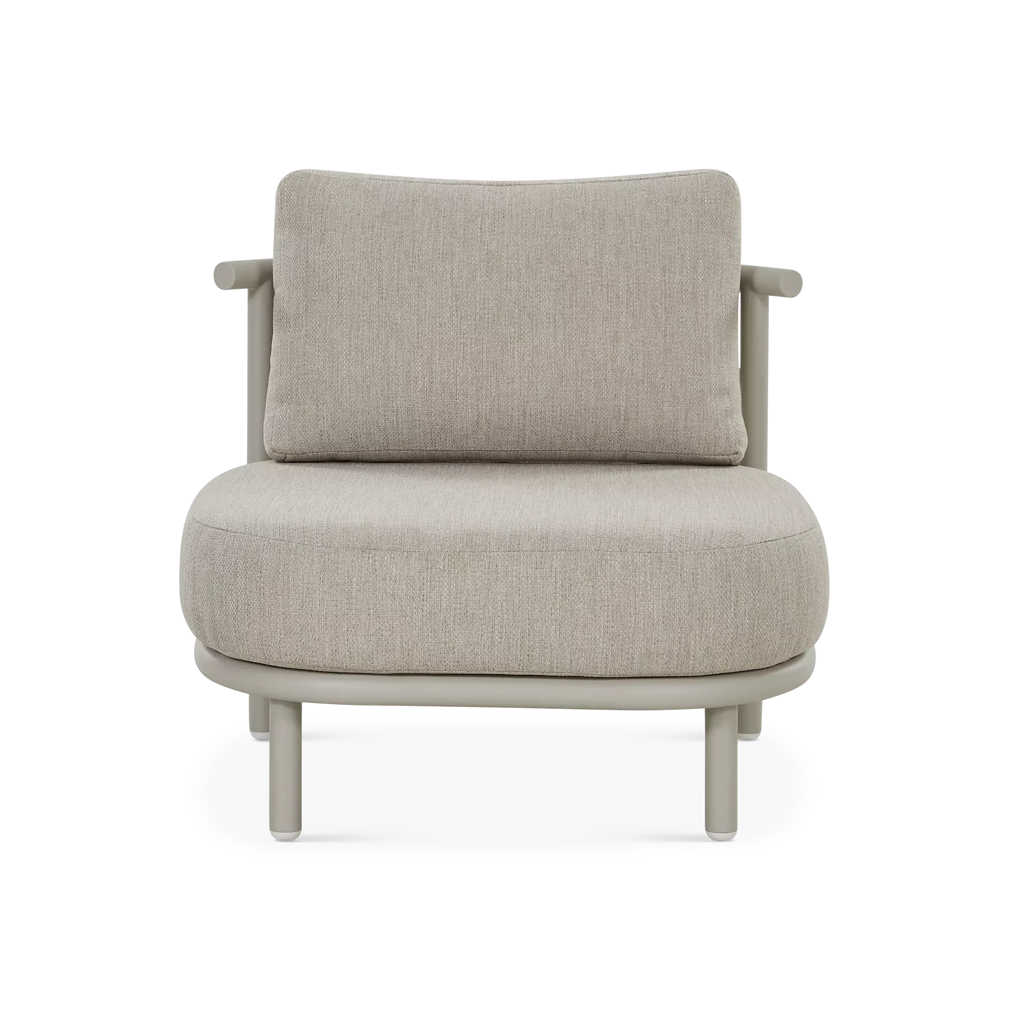 Long Island - Outdoor Lounge Chair in Aluminum