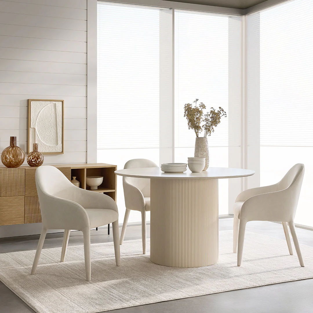 Luna - Fabric-Upholstered Dining Chair - Image 4