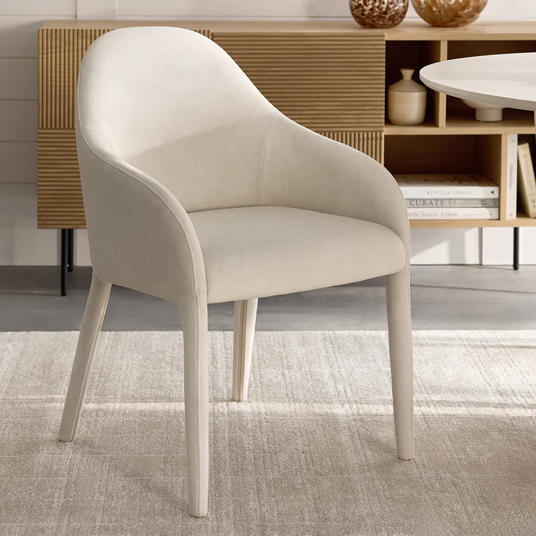 Luna - Fabric-Upholstered Dining Chair - Image 5