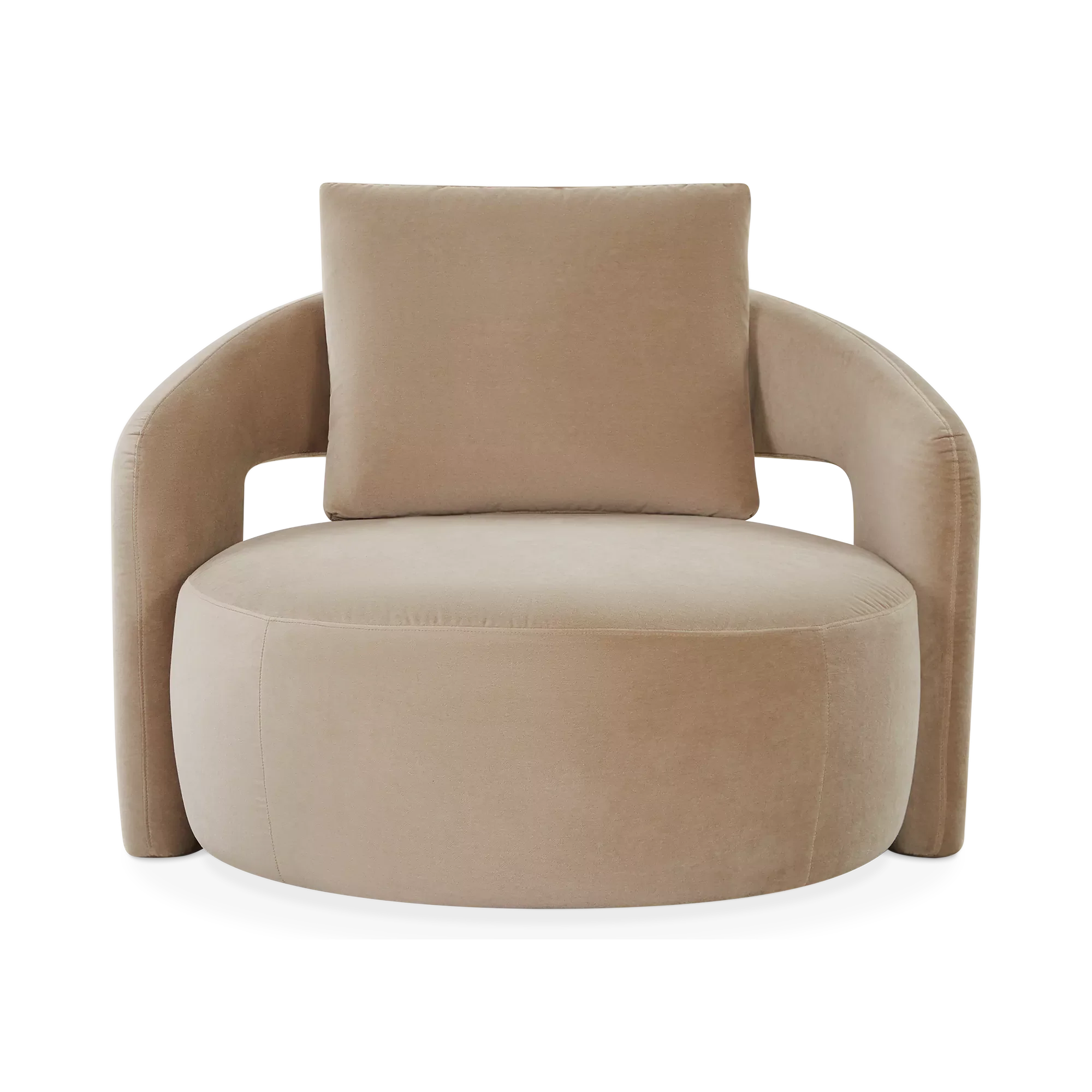 Mammuth - Velvet Armchair by Furninova