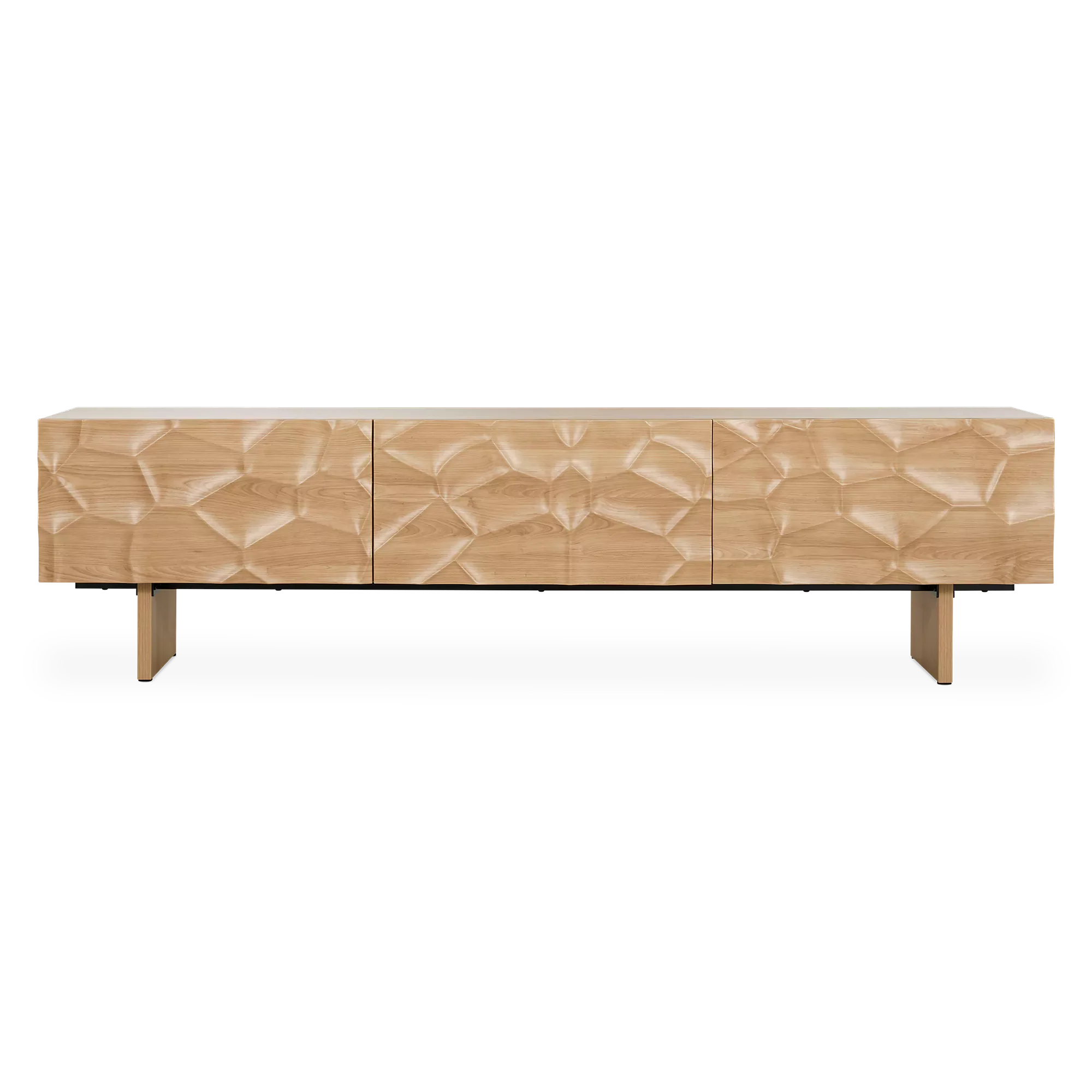 Miel - Natural Oak Wood TV Stand
