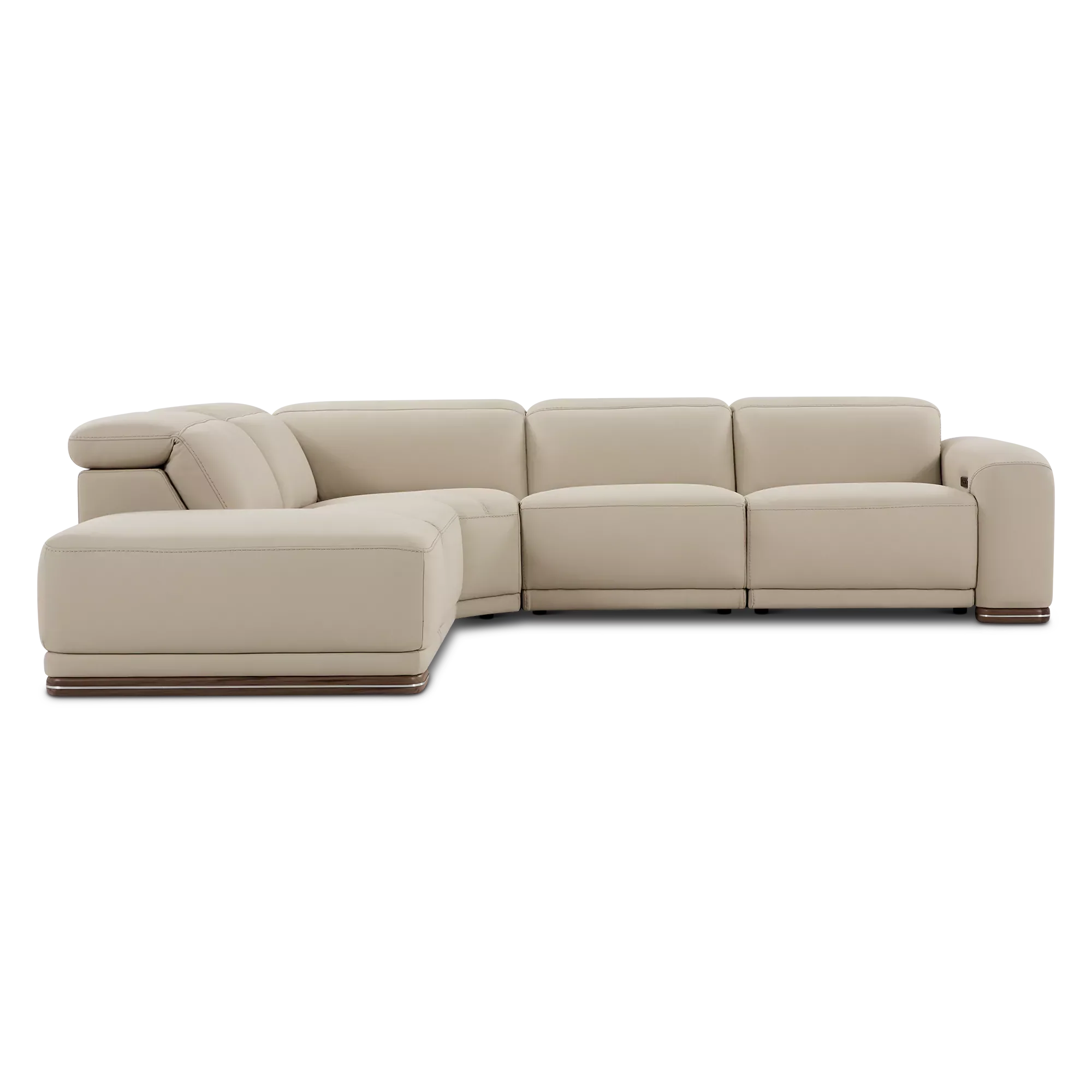 Mike - Leather Sectional Sofa by Incanto - Image 2