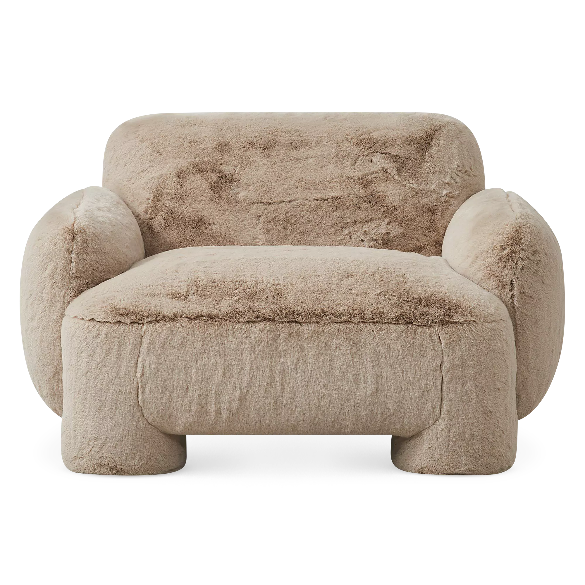 Mingh - Faux Fur Armchair by Four Hands