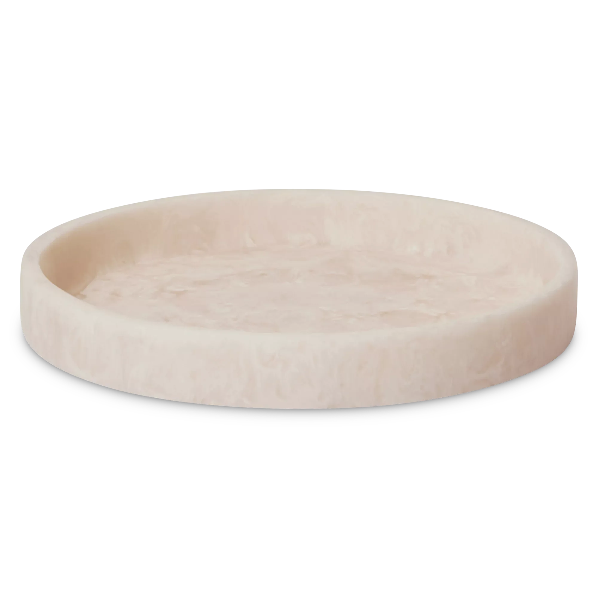 Mist - Marble-Effect Resin Round Tray - Image 3