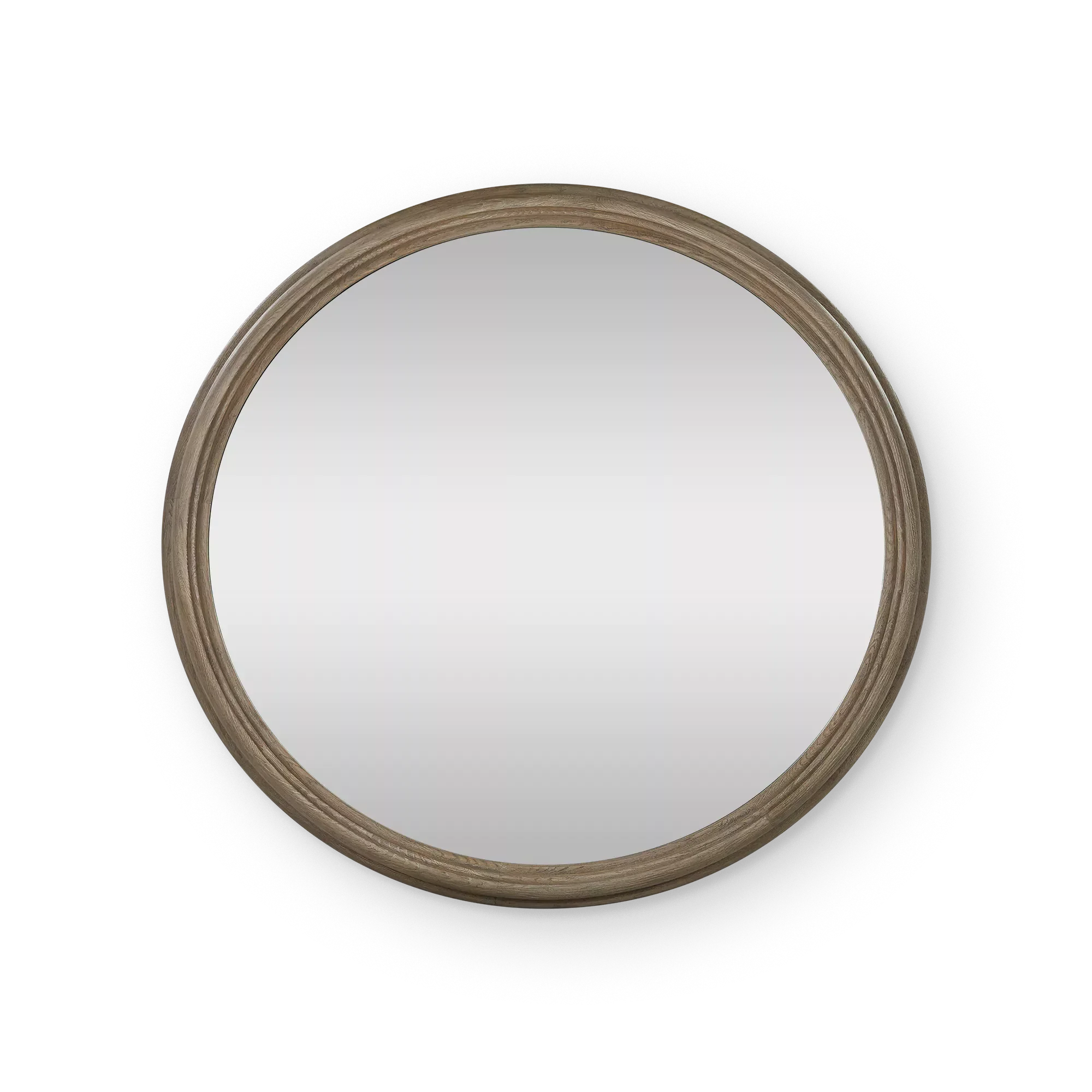 Molina - Round Mirror with Oak Frame