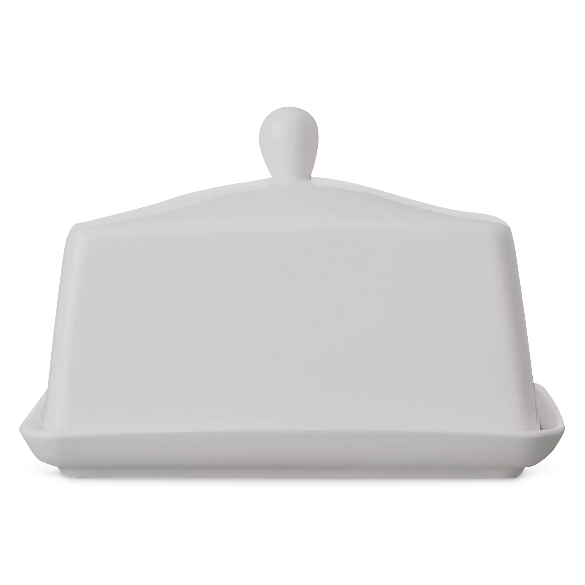 Montana - White Porcelain Butter Dish