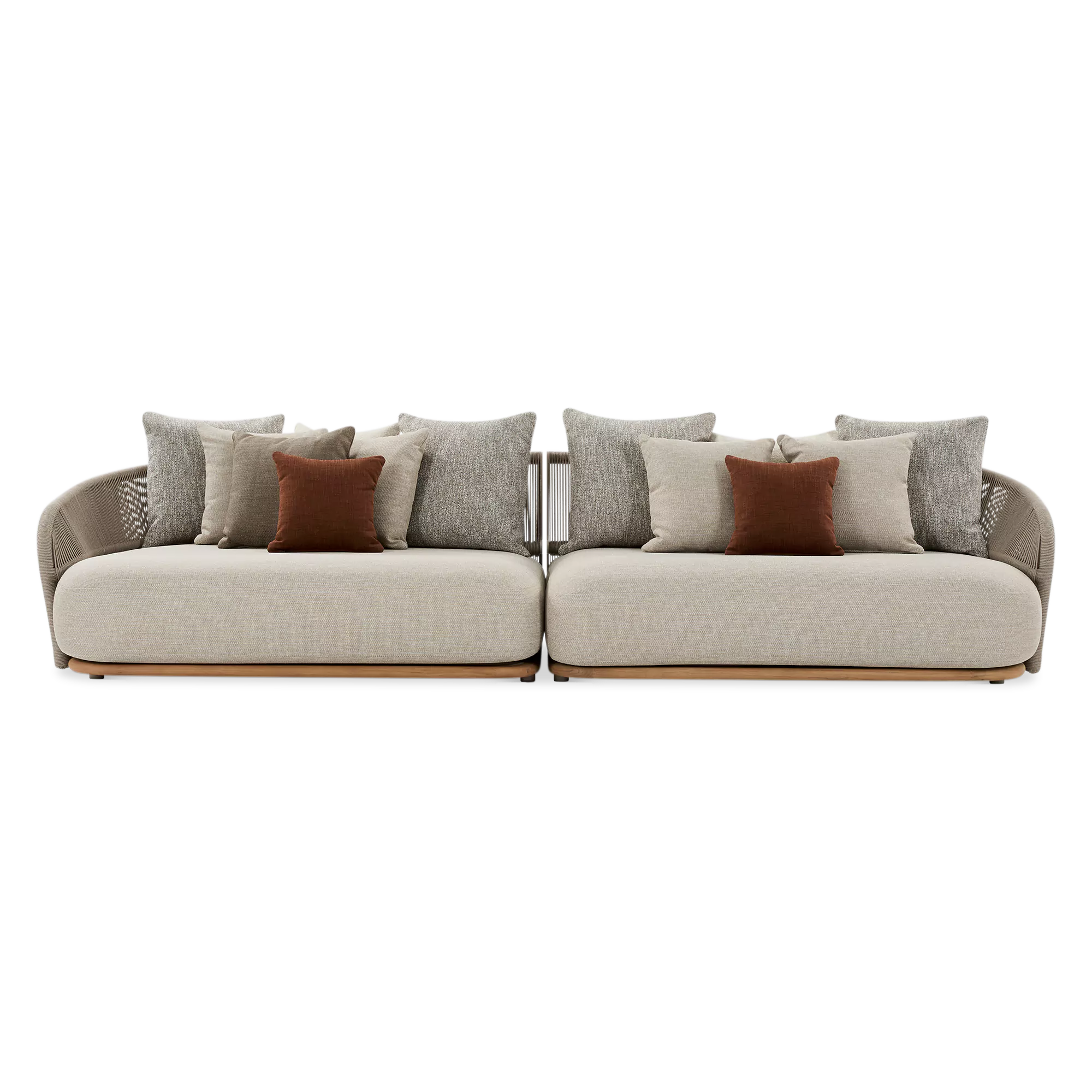 Muscade - Outdoor Rope 2-Piece Sectional Sofa