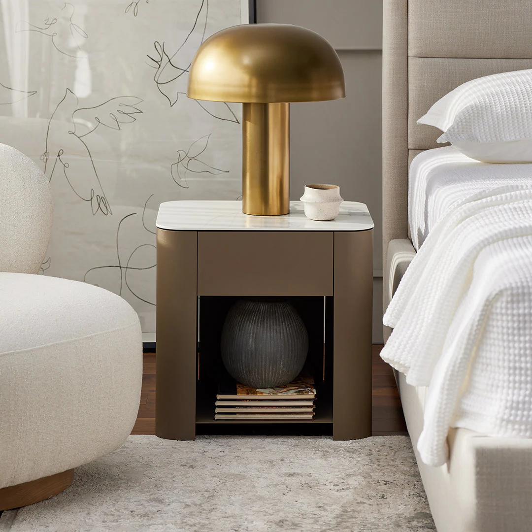 Mushroom - Nightstand with Ceramic Top - Image 3