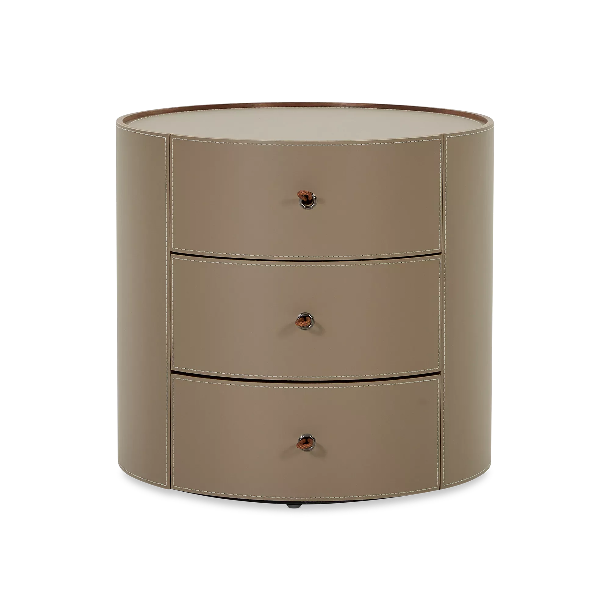 Neri - Leather Nightstand - Image 2