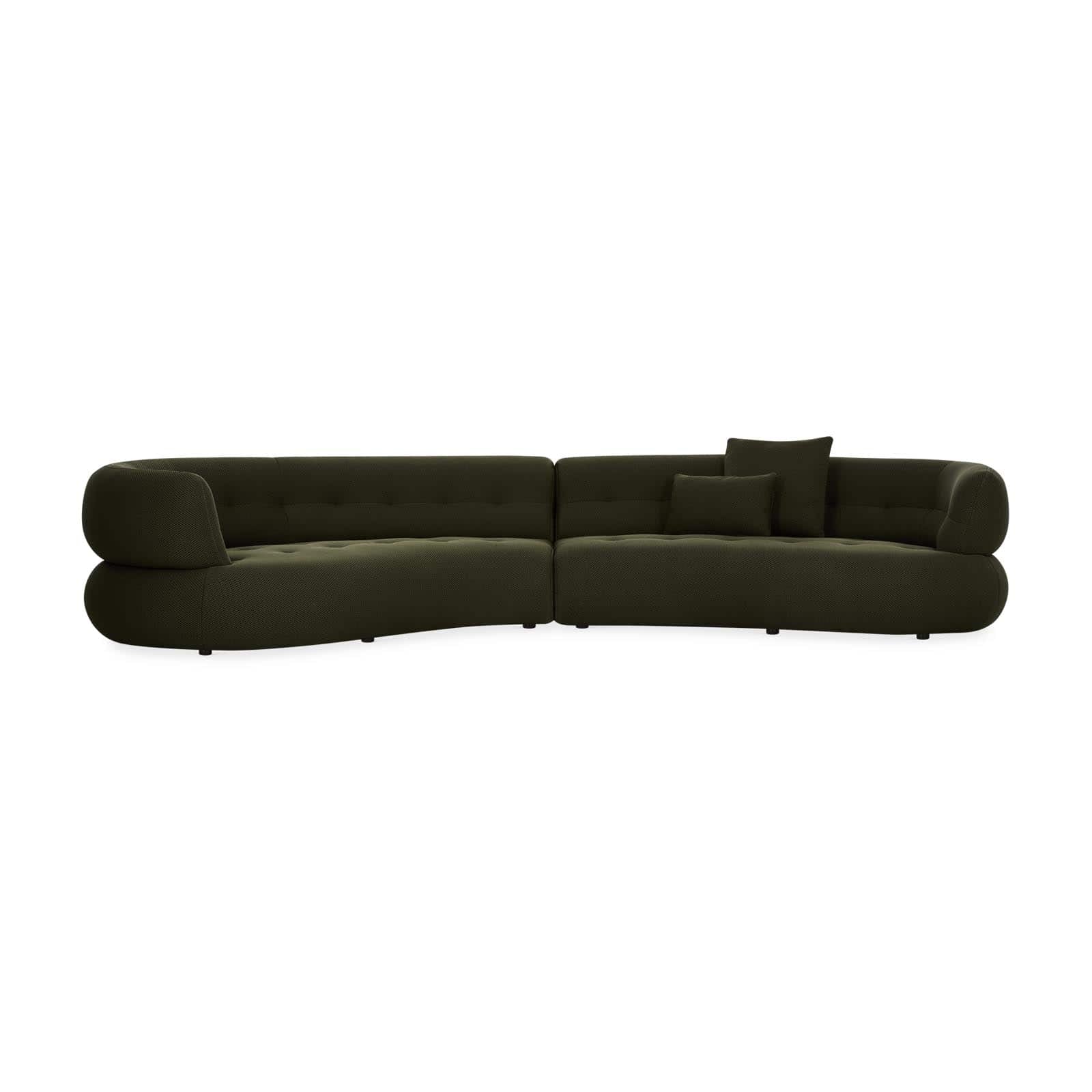 Otto - Large Fabric-Upholstered Sectional Sofa - Image 2
