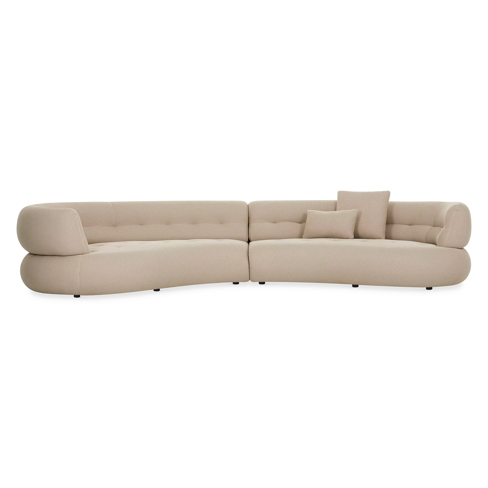 Otto - Large Fabric-Upholstered Sectional Sofa - Image 3