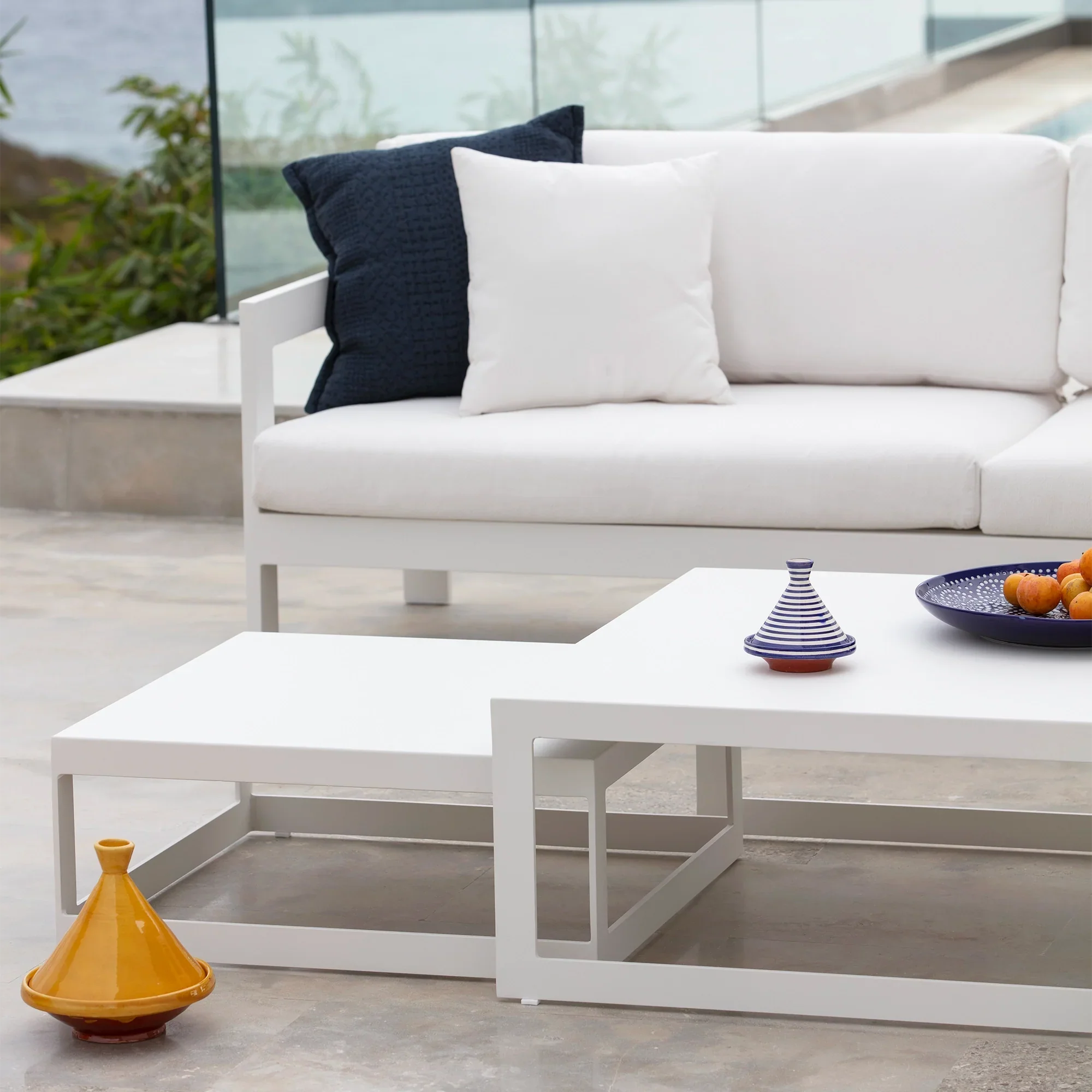Overlap - Outdoor Coffee Table in Aluminum - Image 10