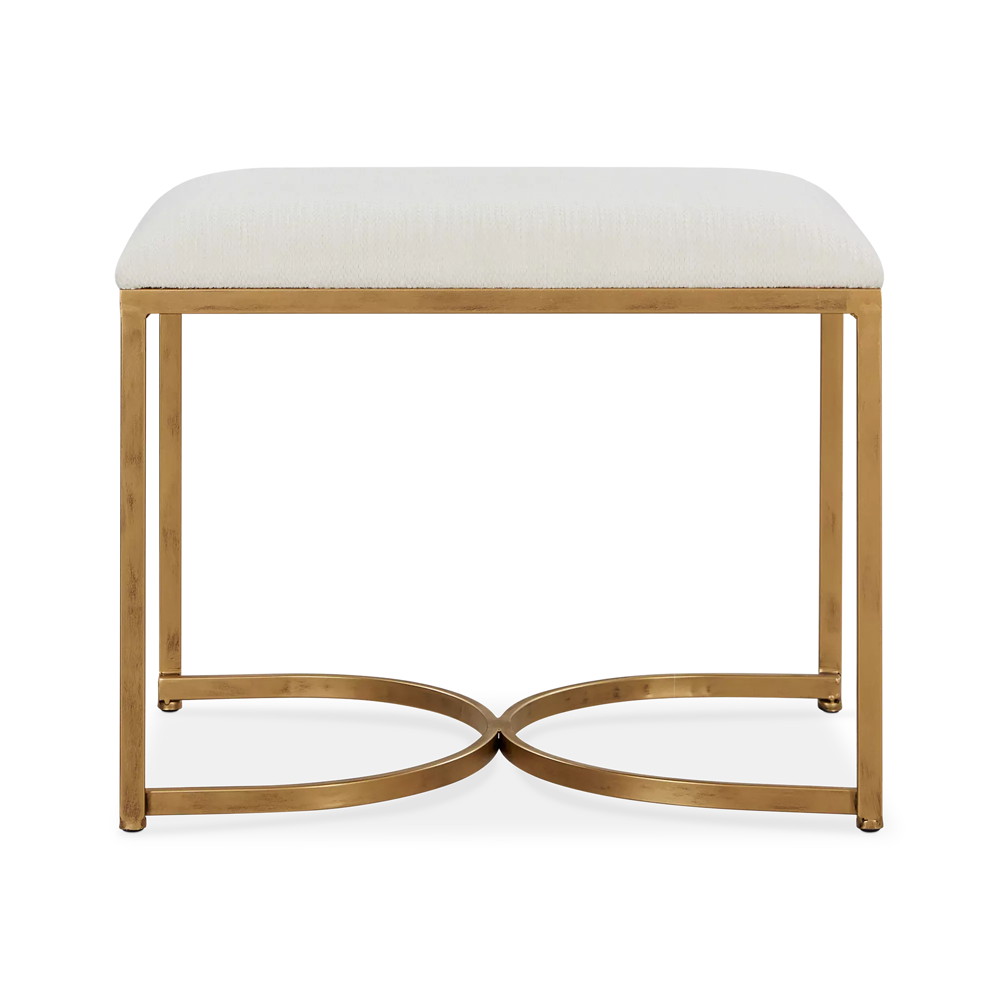 Paris - Brass Accent Bench