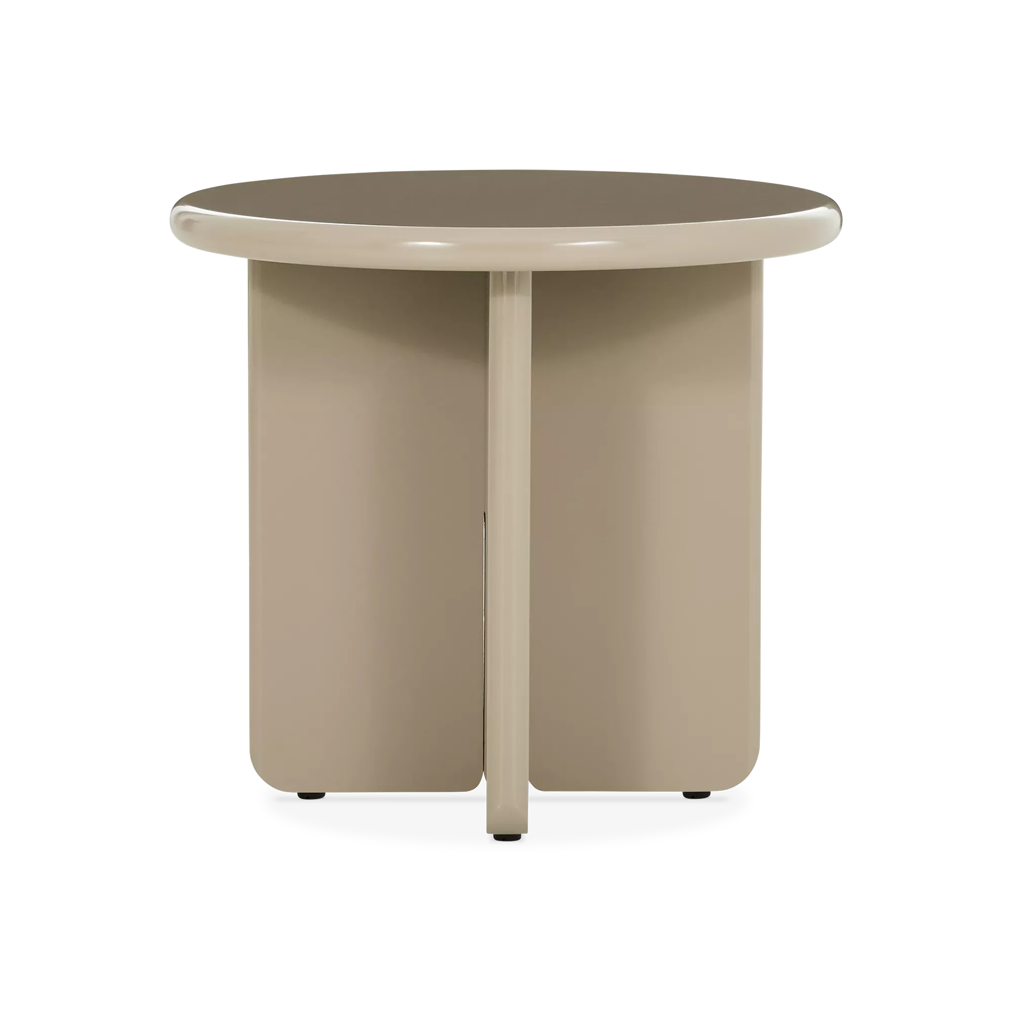Pera - Modern Side Table in Green or Grey Lacquer