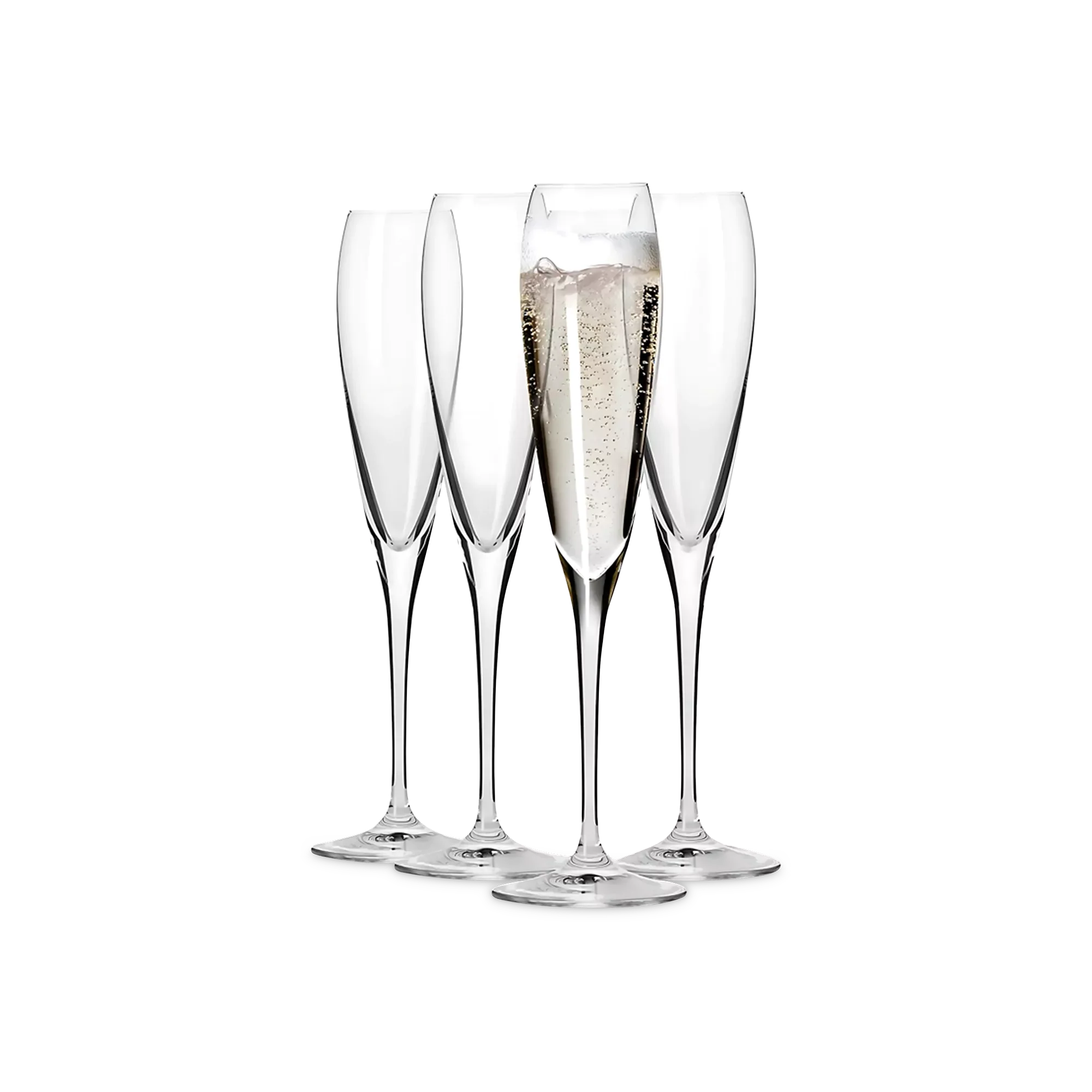 Perla - Set of 4 Champagne Flutes