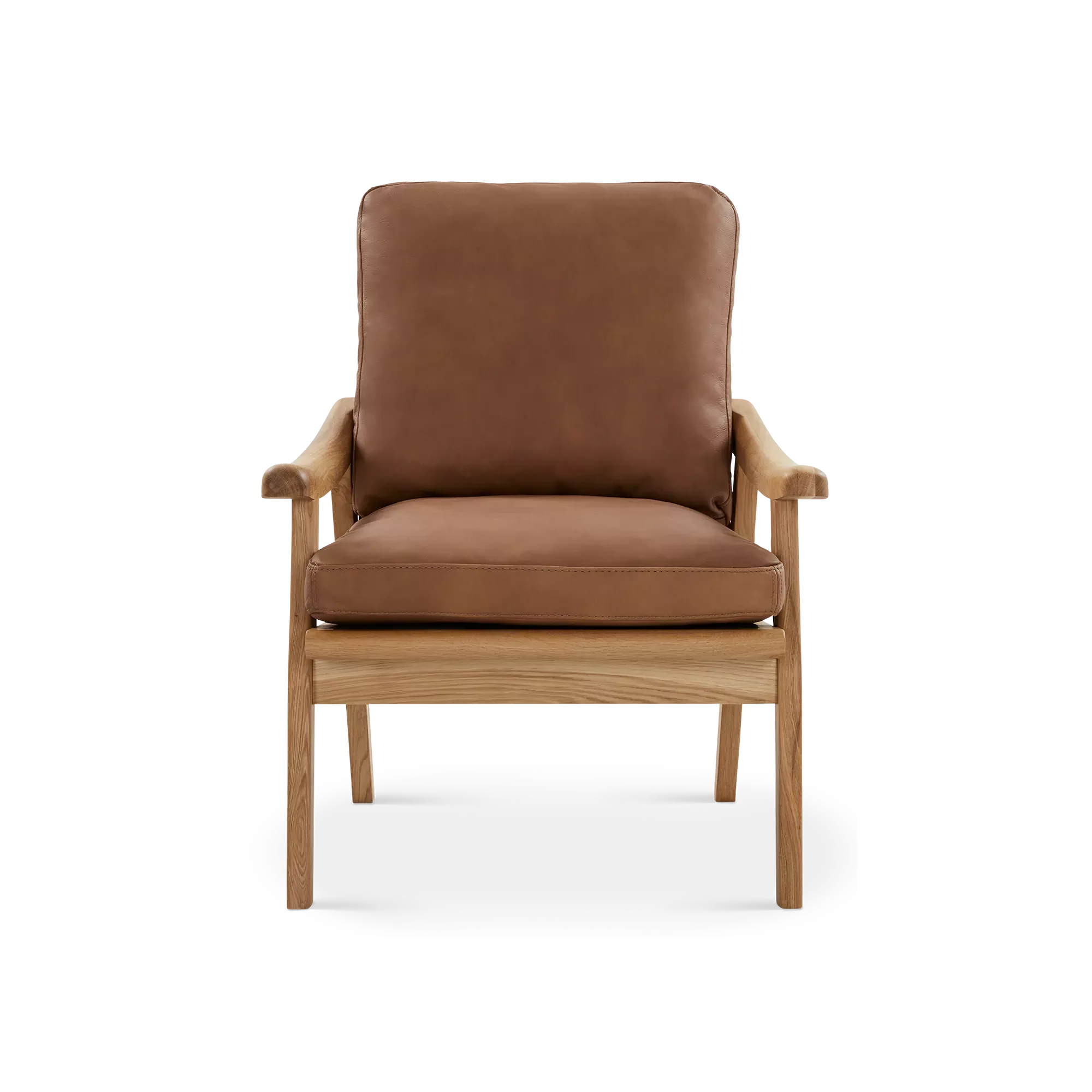 Podium - Natural Oak Armchair – Furninova