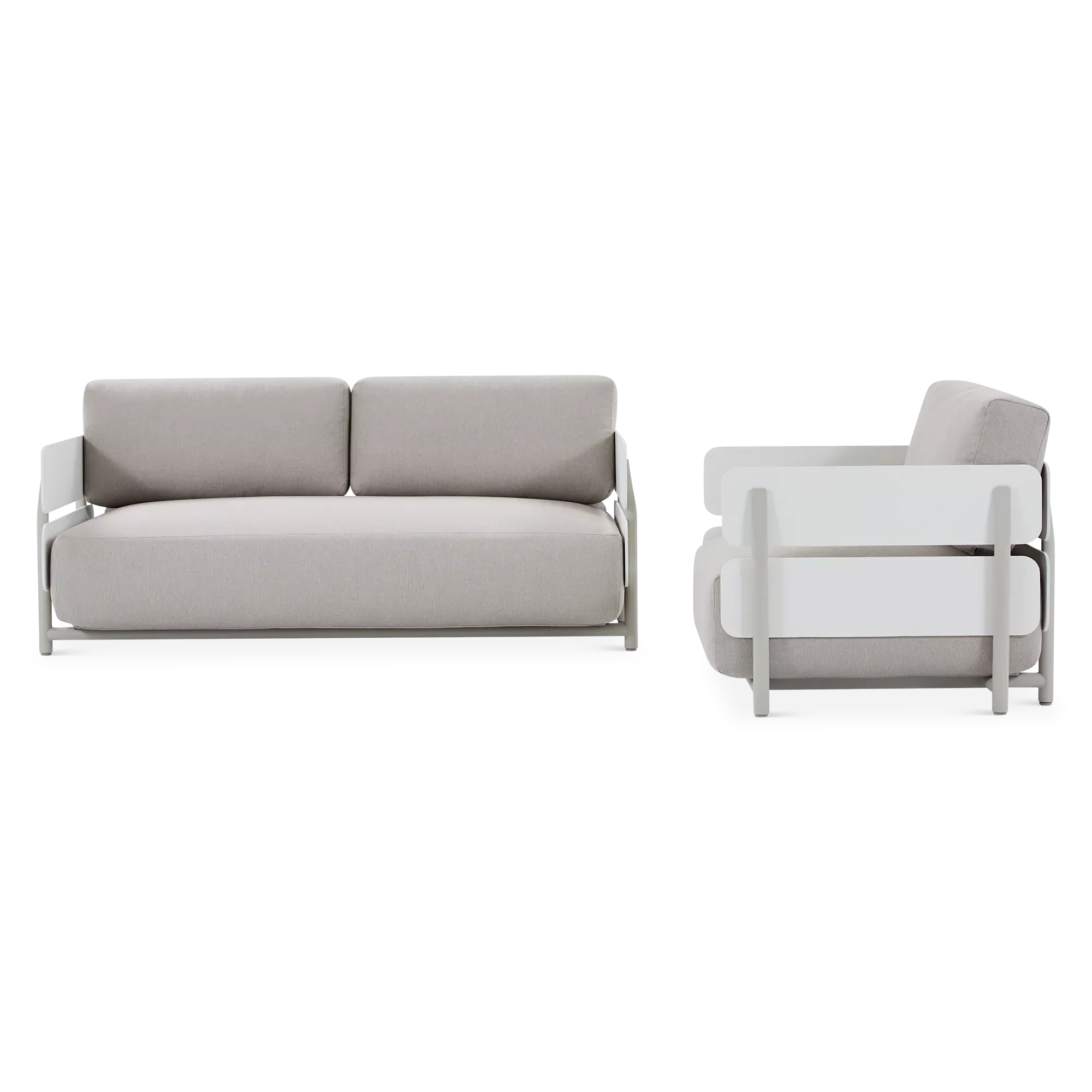 Polo - Outdoor Sofa Set in Aluminium - Image 2