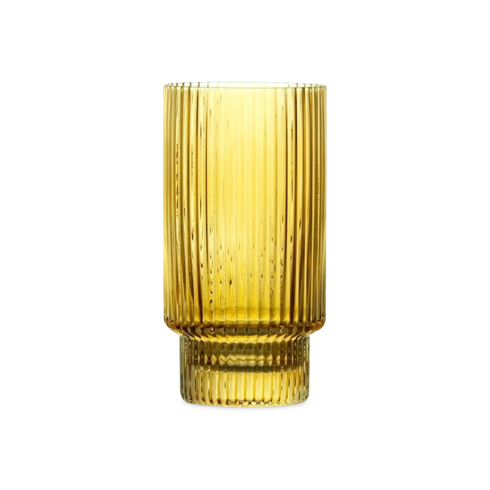 Ribbed - Highball set of 4 glasses