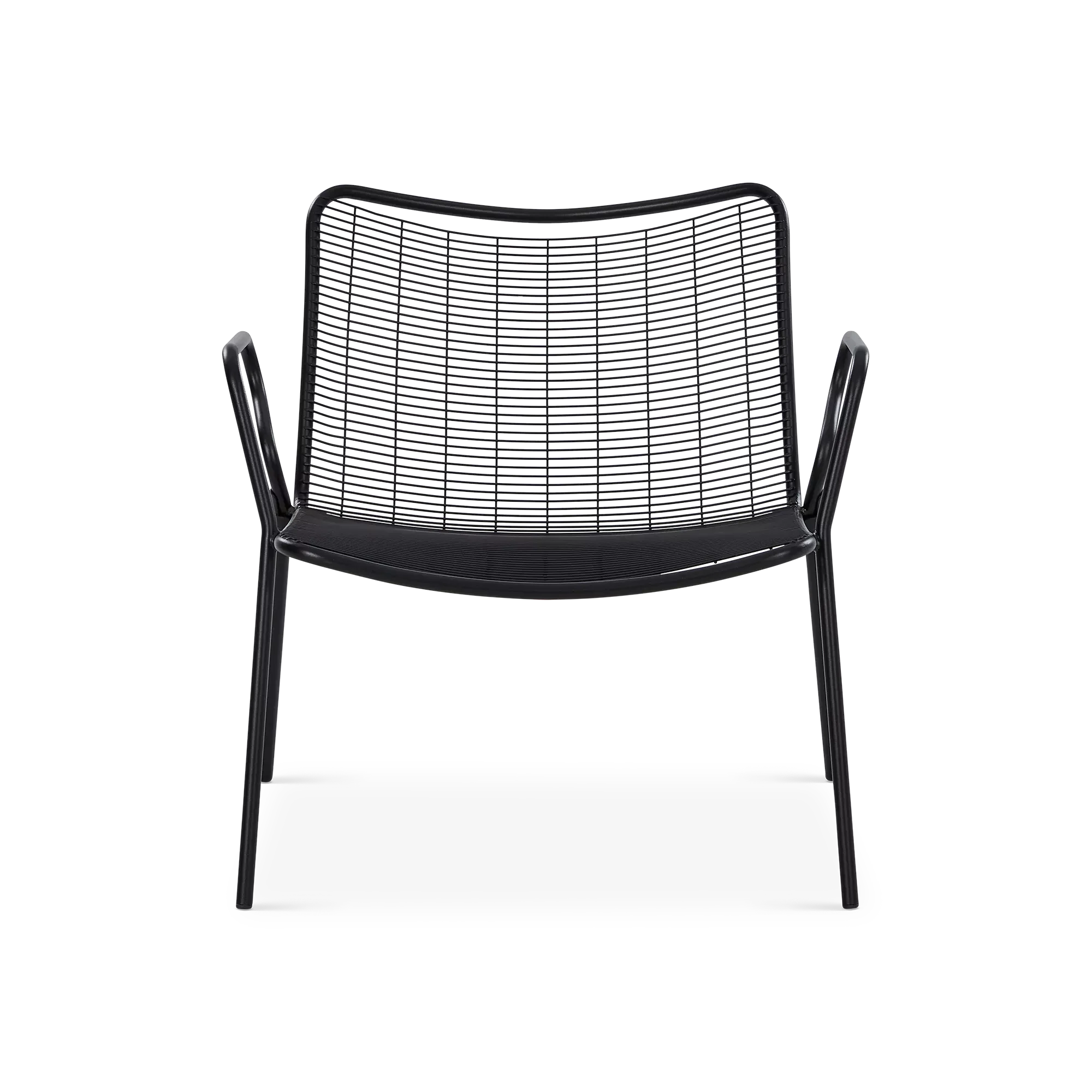 Roma - Outdoor Lounge Chair in Galvanized Iron
