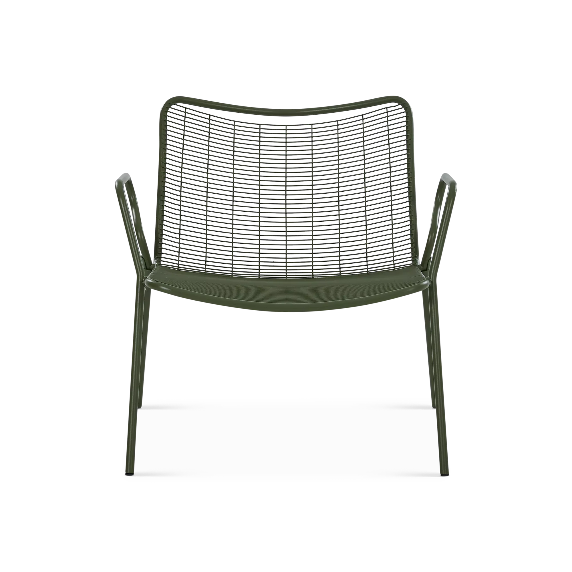 Roma - Outdoor Lounge Chair in Galvanized Iron - Image 2