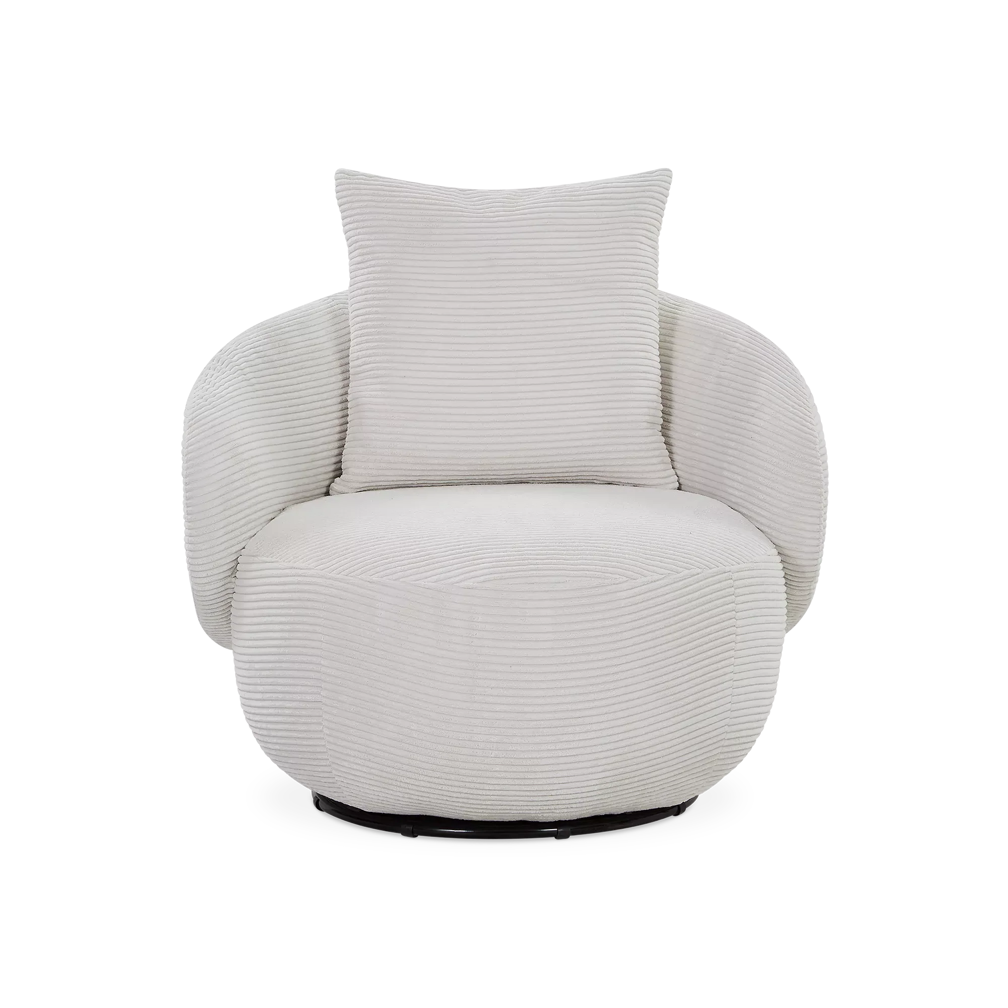 Rondo - Swivel Armchair by Furninova