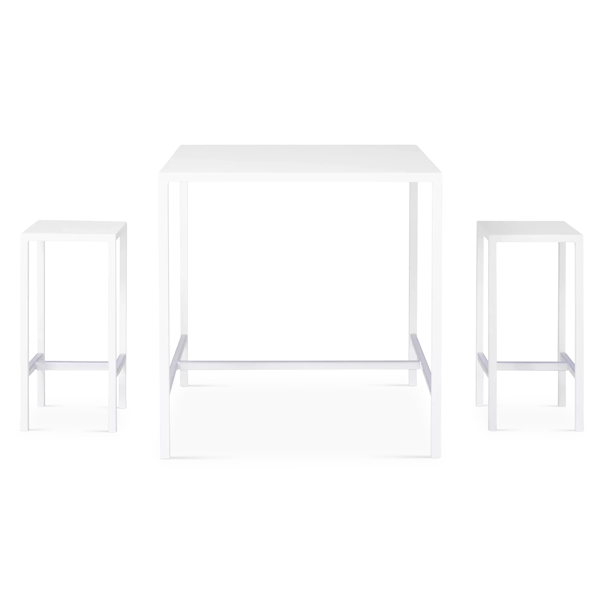 Seaside - Outdoor Dining Set in Galvanized Iron