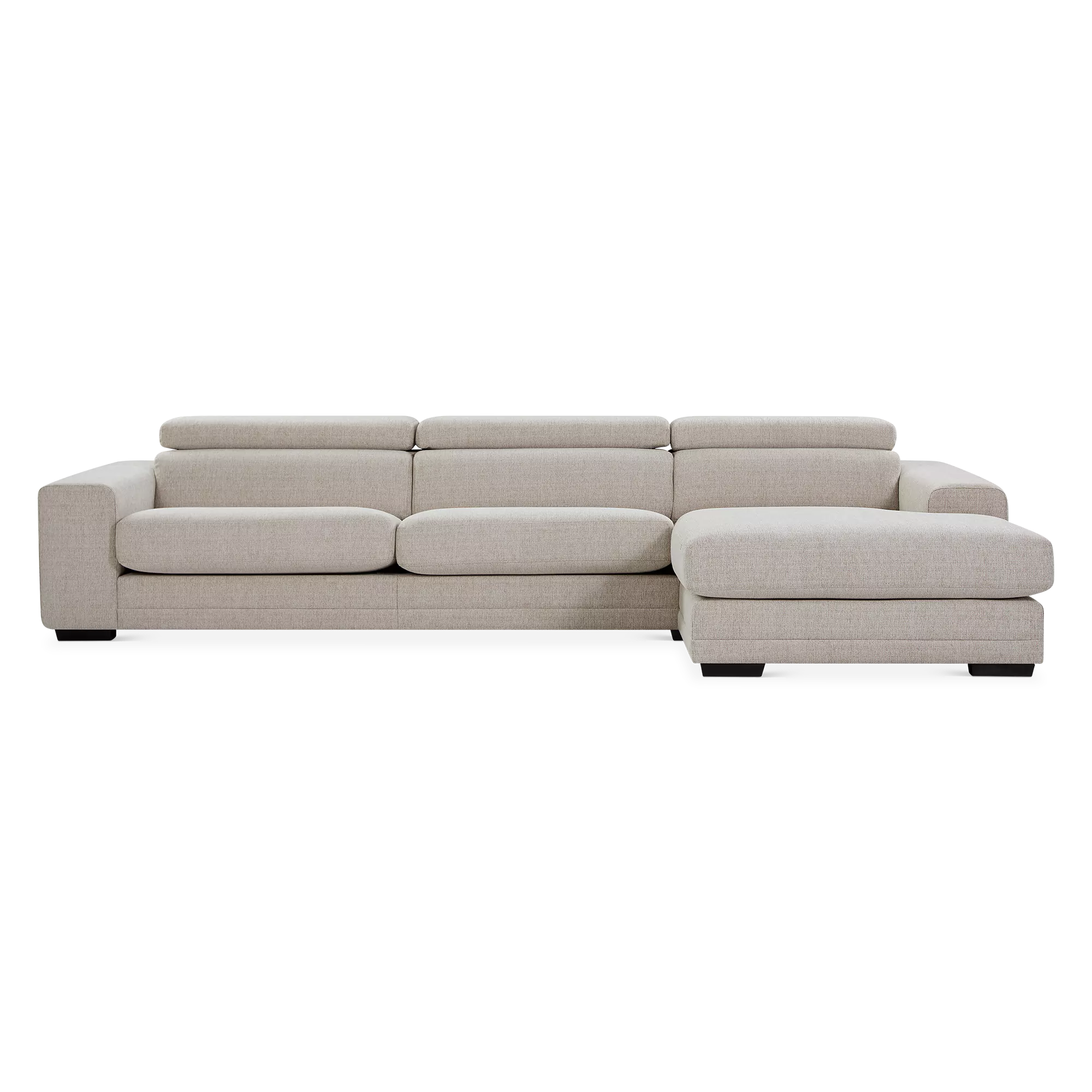 Ferrari - Sectional Sofa with Adjustable Headrest by Furninova - Image 11