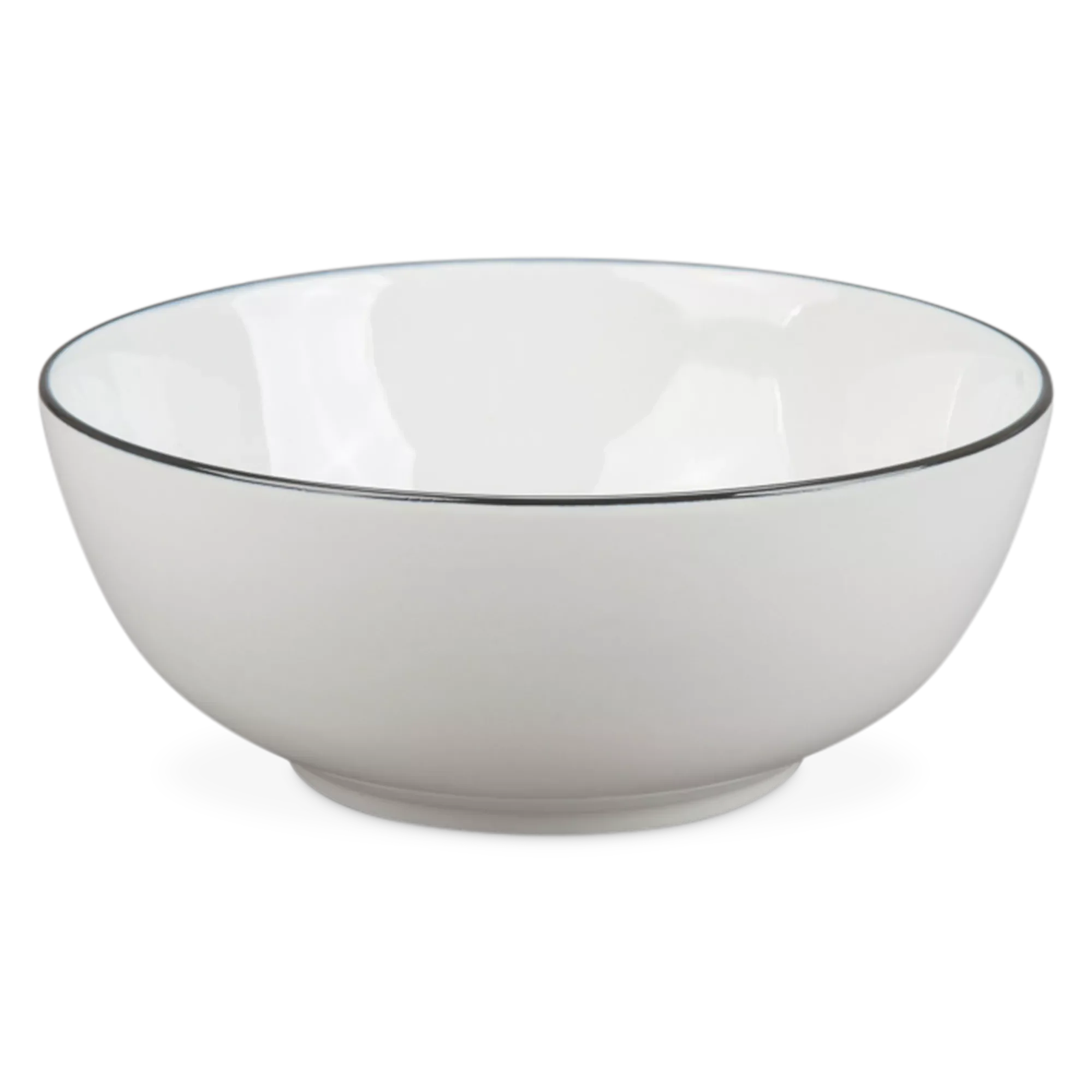 Silhouette - White Porcelain Serving Bowl
