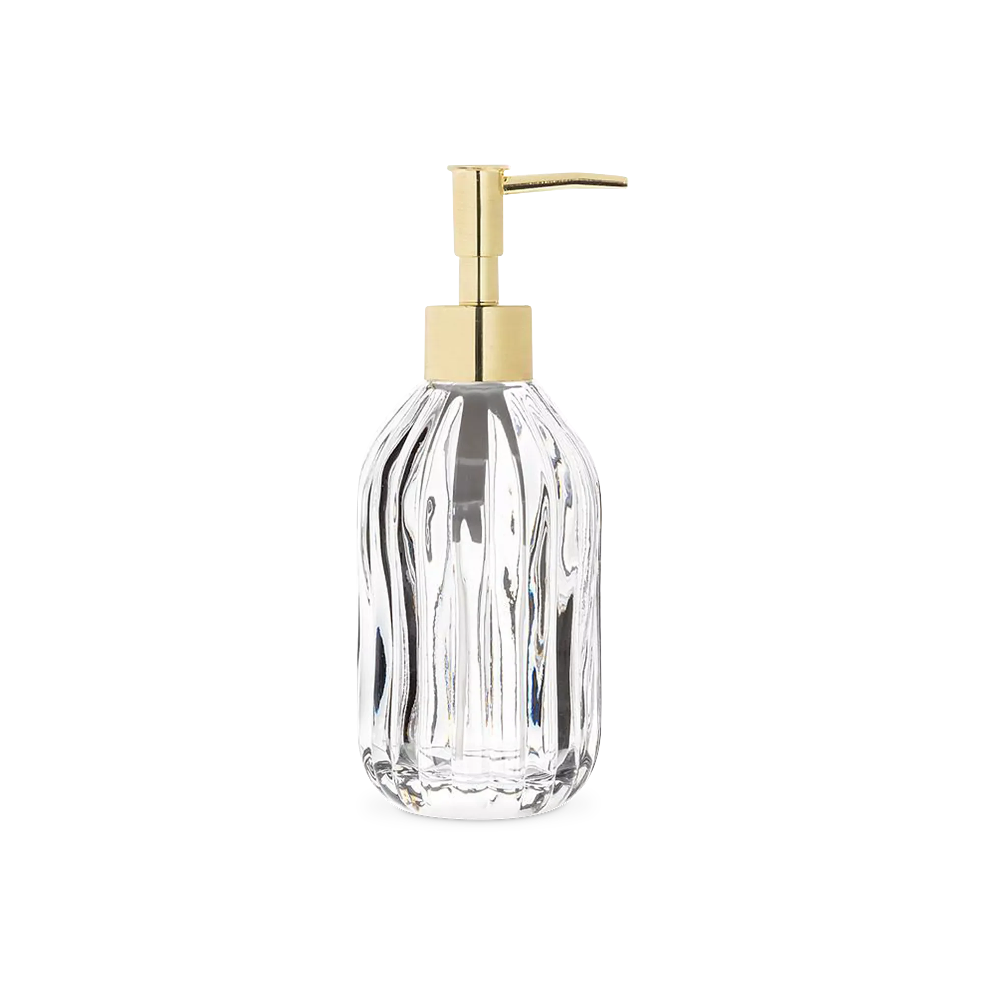 Soapy - Fluted Glass Soap Dispenser