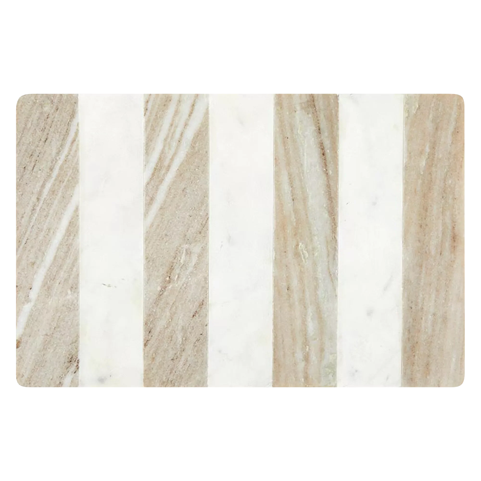 Stripes - marble serving tray