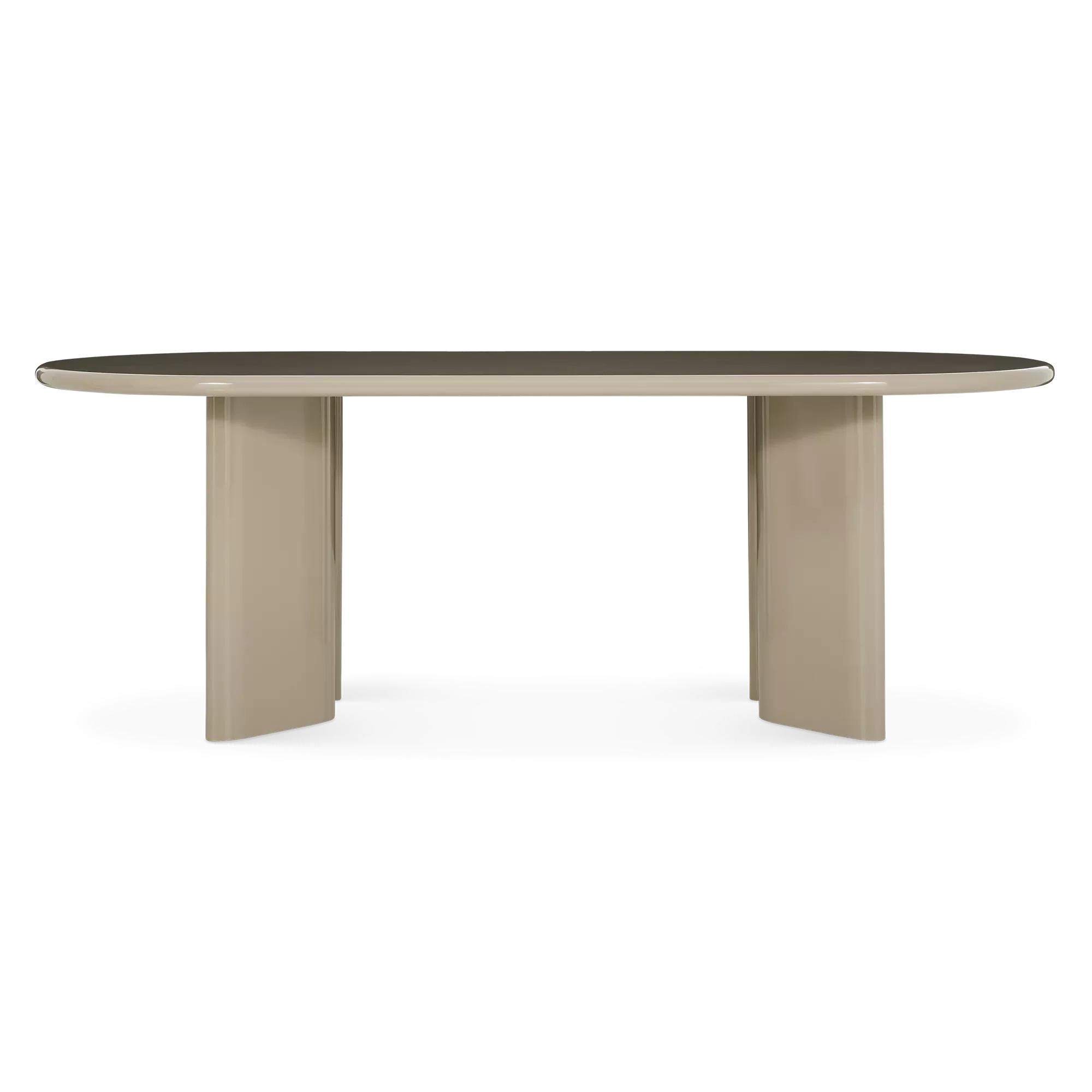 Tia - Modern Grey Lacquer Dining Table