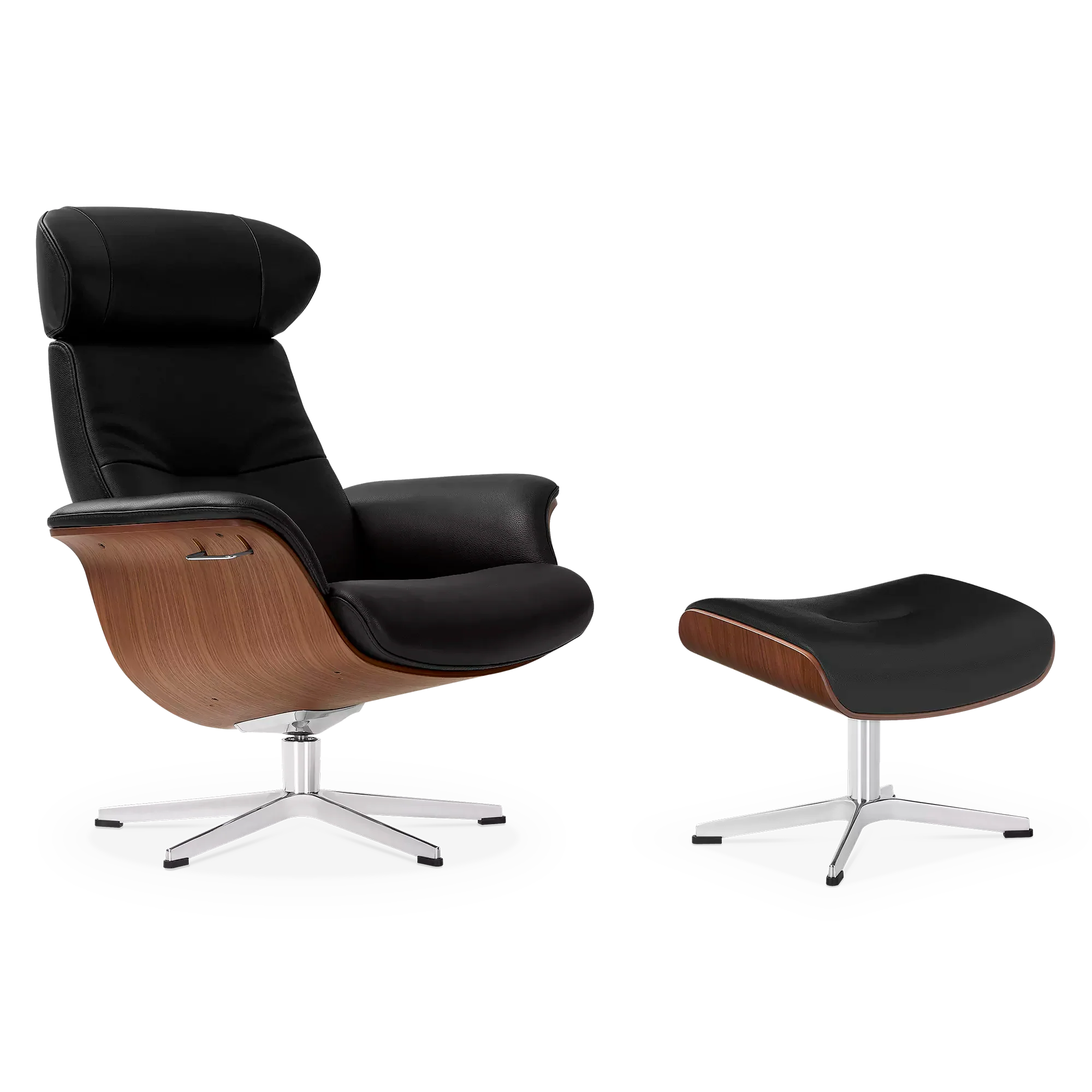 Timeout - Leather Recliner with Footrest by Conform - Image 3
