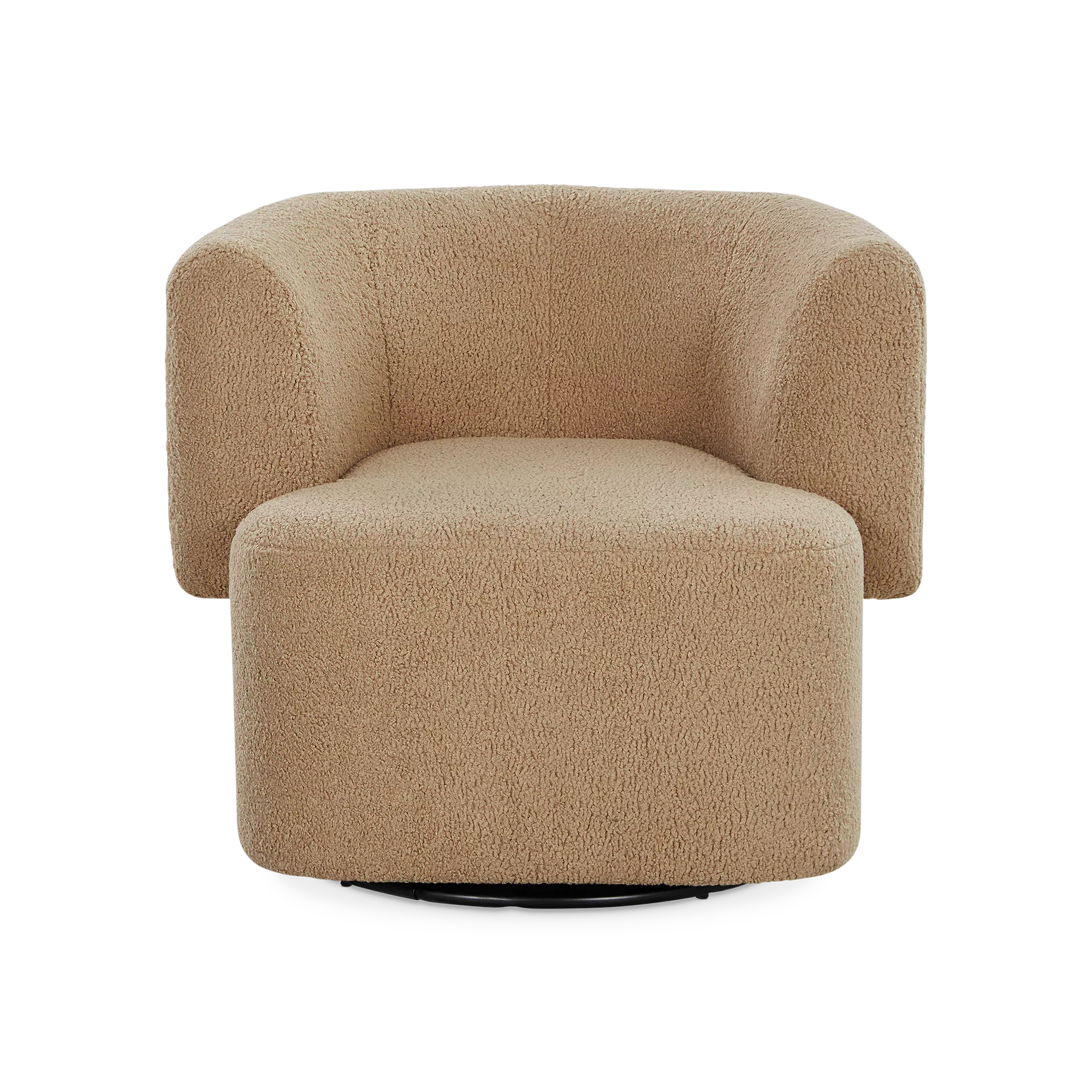 Tybalt - Faux Sheepskin Swivel Chair by Four Hands