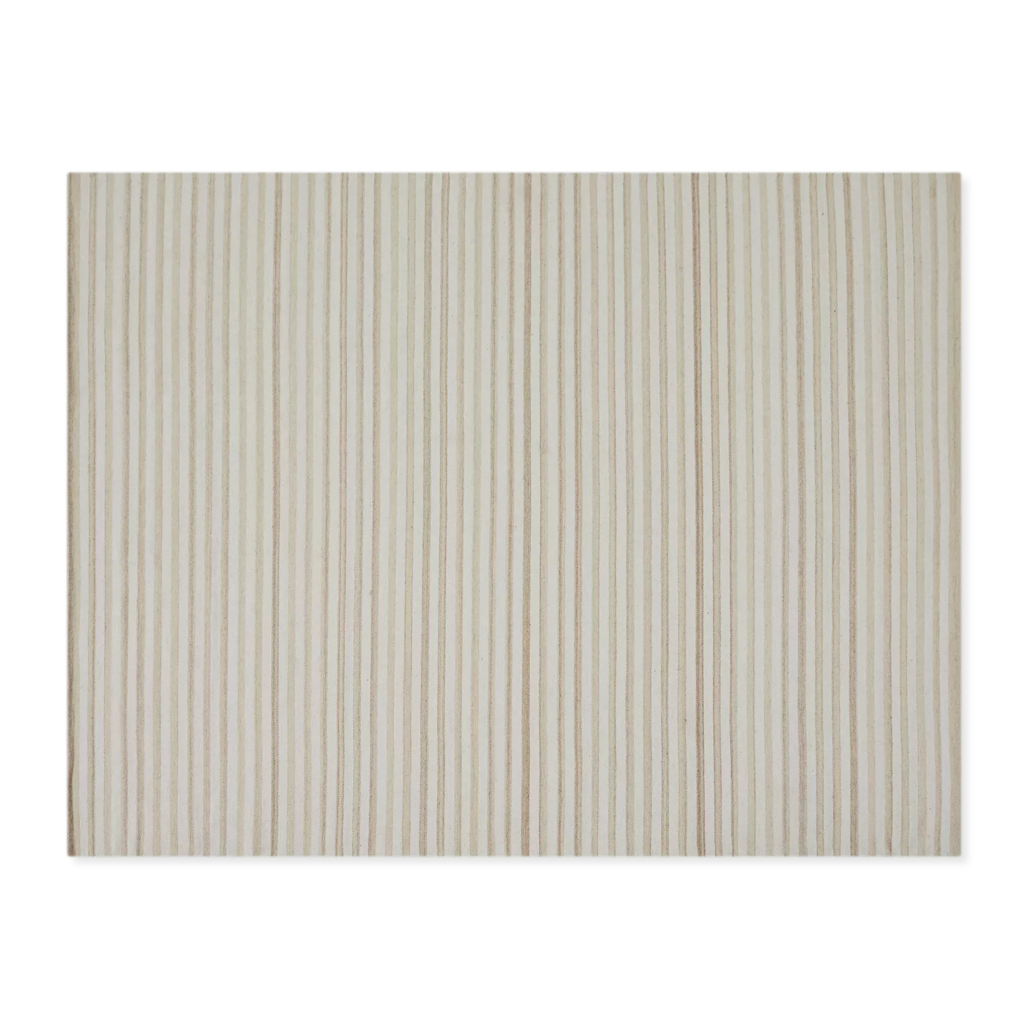 Virak - Striped Cotton and Wool Rug