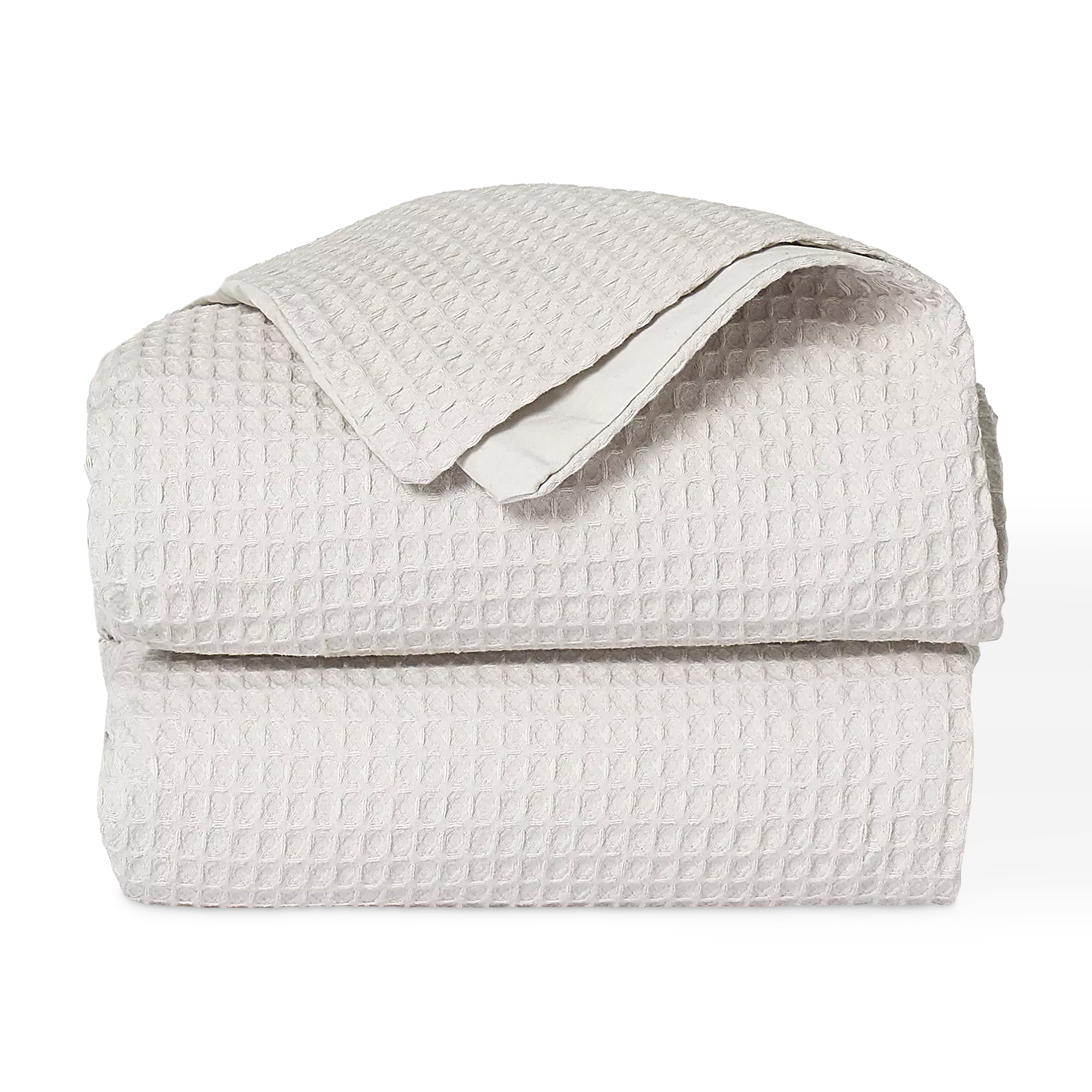 Waffle Weave - Waffled Duvet Cover & Pillowcase Set - Image 3