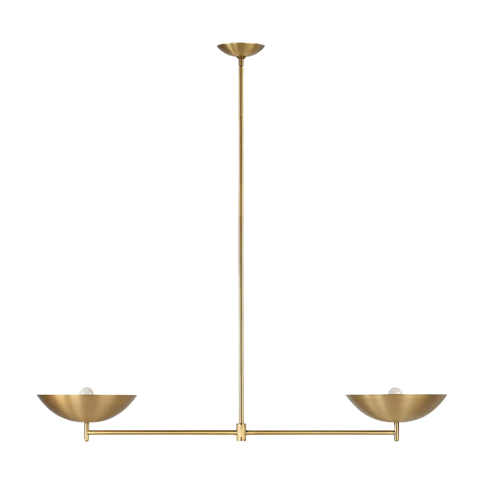 Waxlow - Waxlow, brushed brass and iron ceiling light