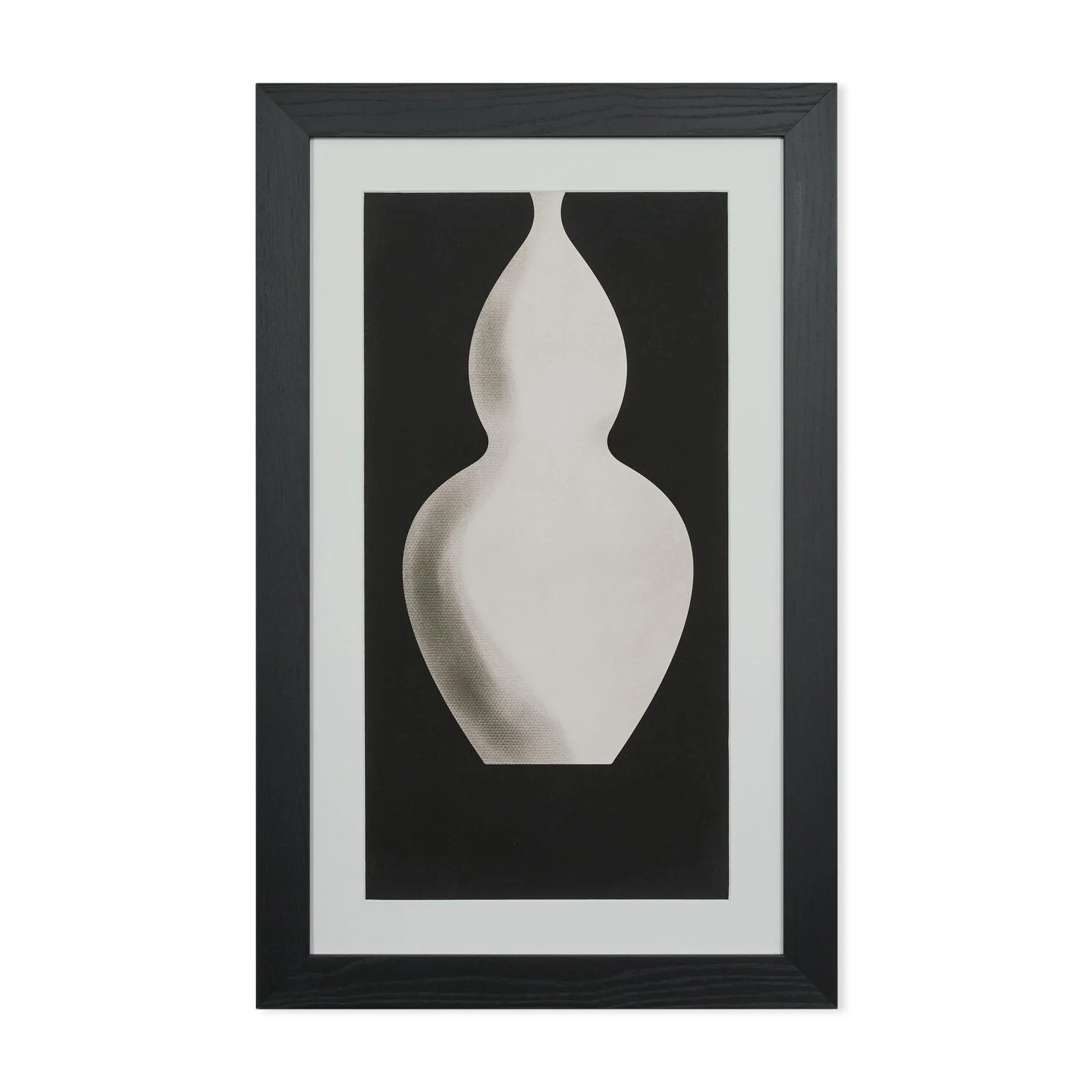 White vase painting