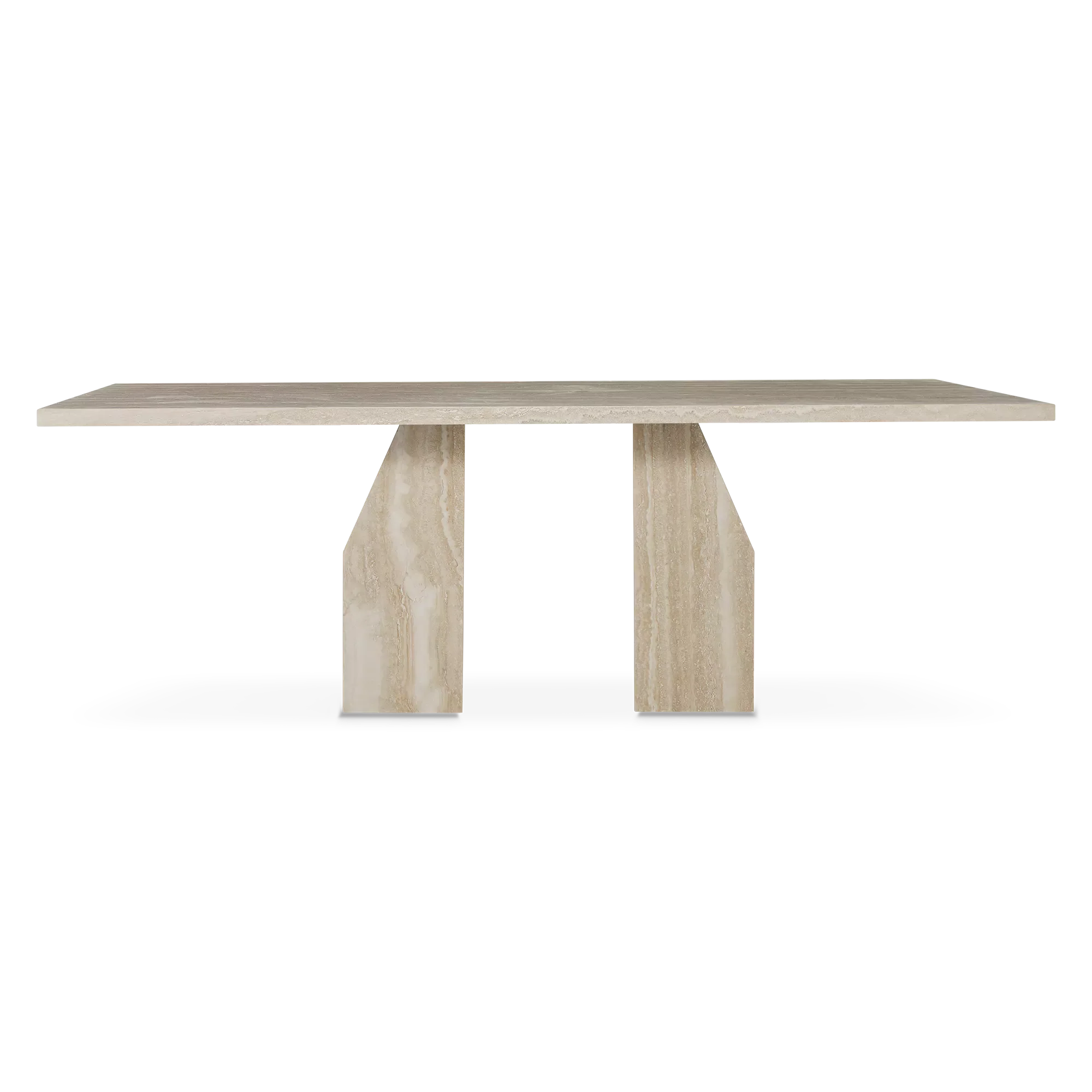 Zénith - Travertine Dining Table